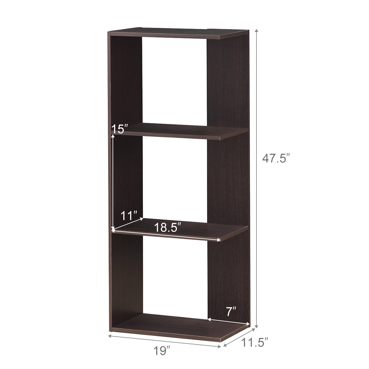 Costway HW63099 bookcases - View #2