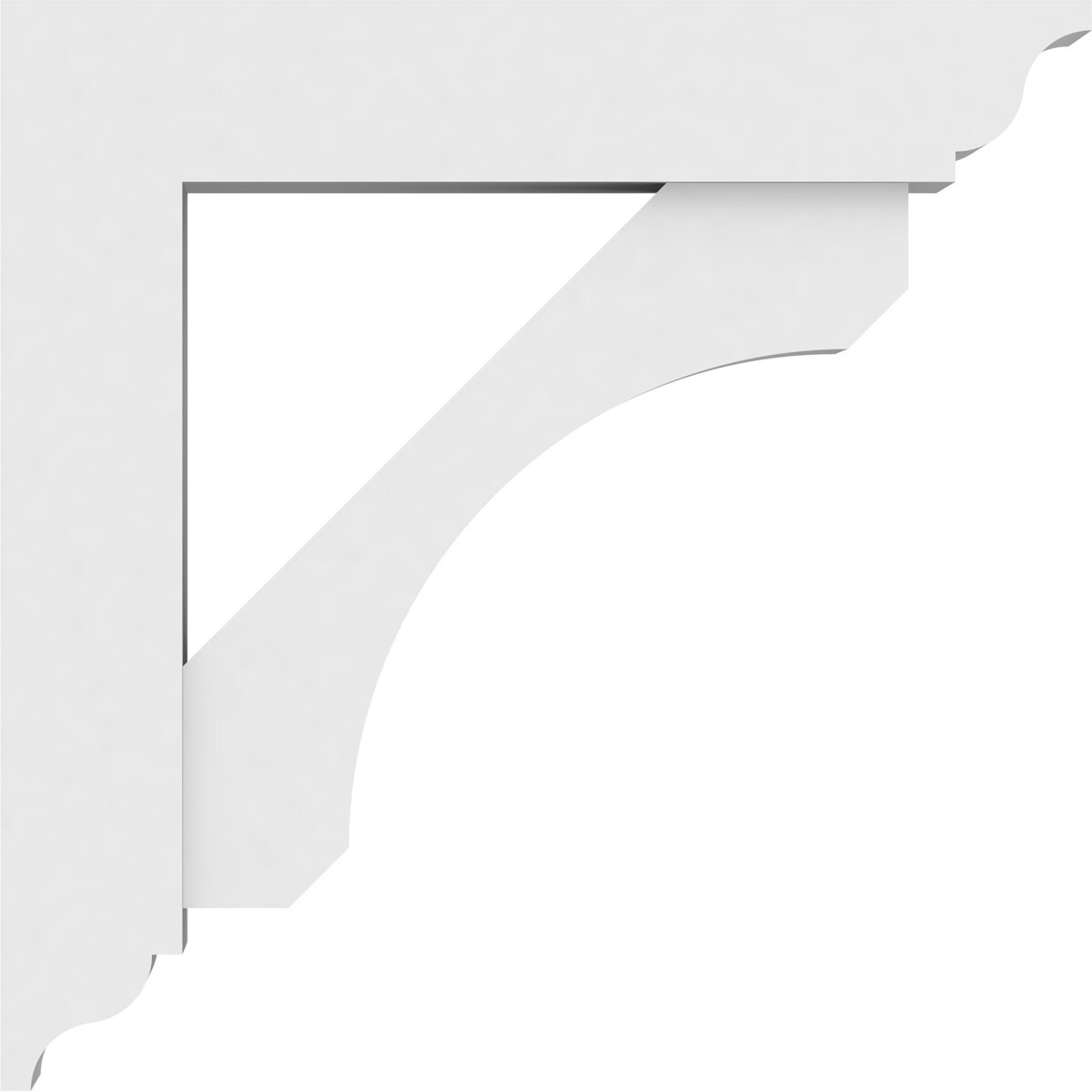 Ekena Millwork BKTP03X18X18LEC01 Exterior-Brackets-Braces - View #3