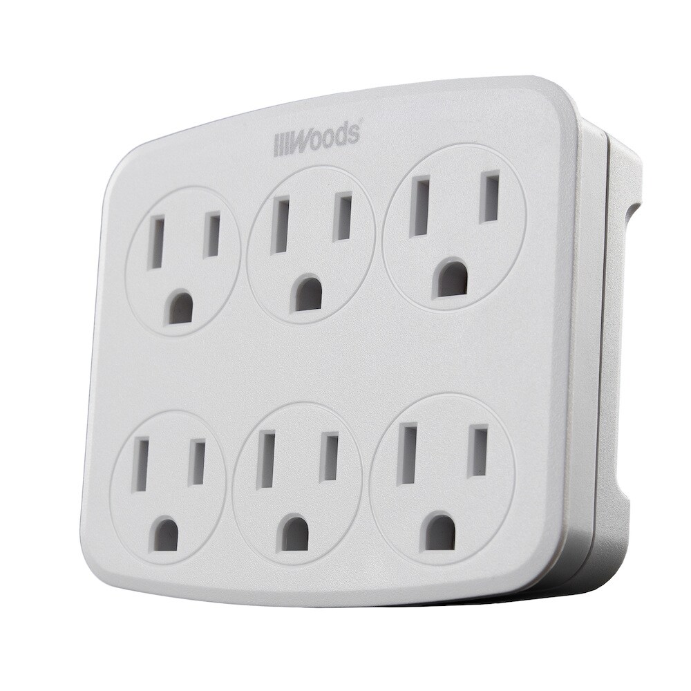 Southwire 41196 6 -Outlet 1800 -Watts 1800VA White Indoor Various receptacles Surge Protector