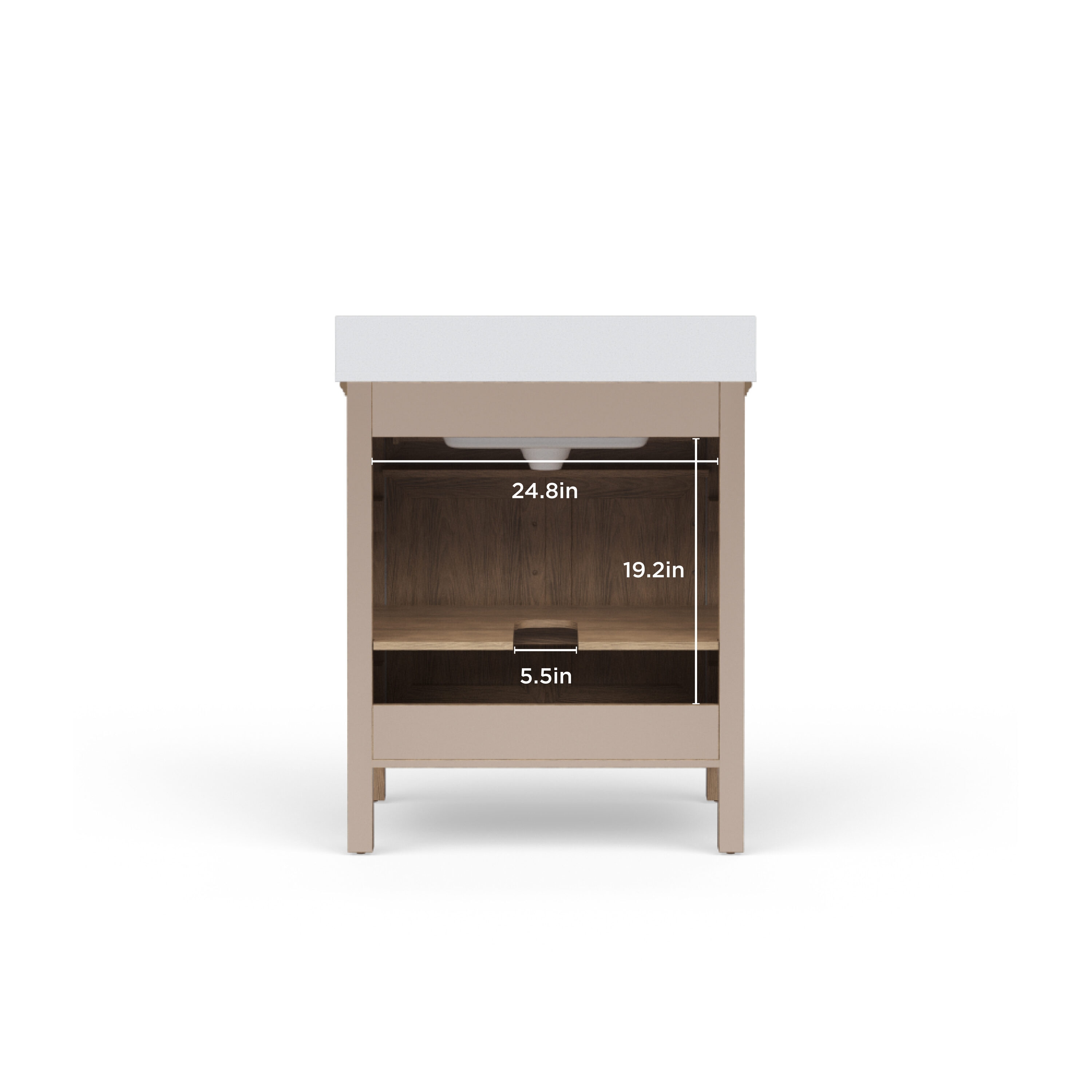 allen + roth LWS30WWV Bath-Vanity-Combo - View #9