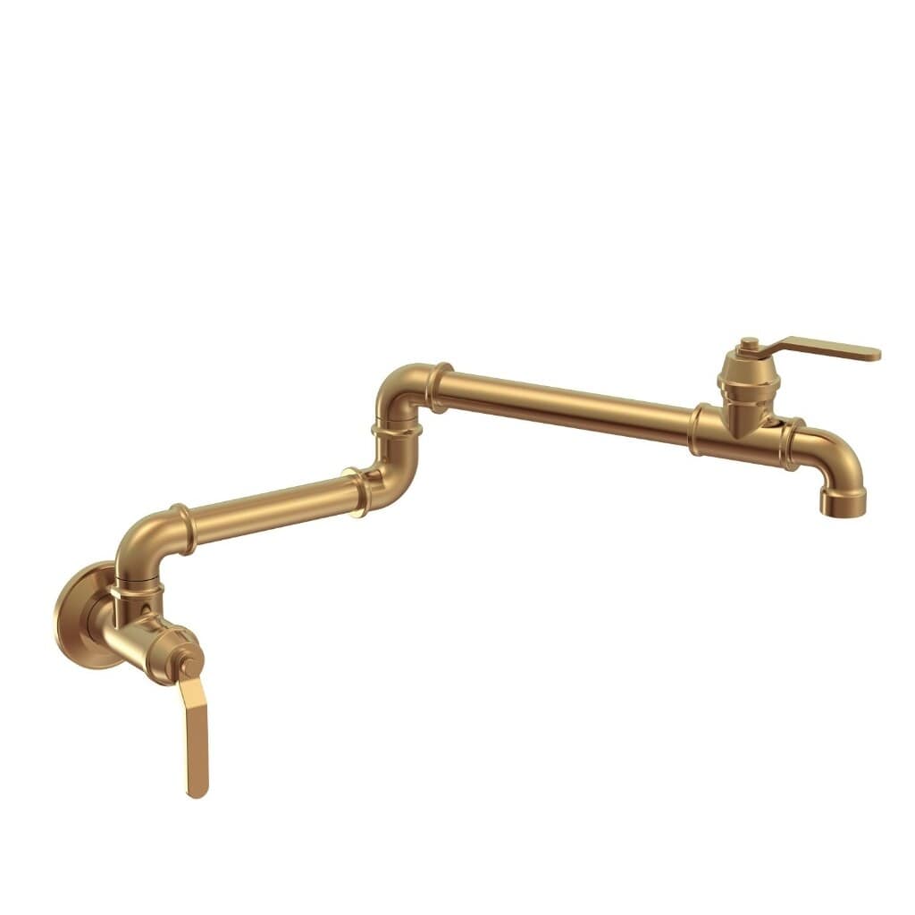 Gerber Kinzie Wall Mount Pot Filler in Brushed Bronze