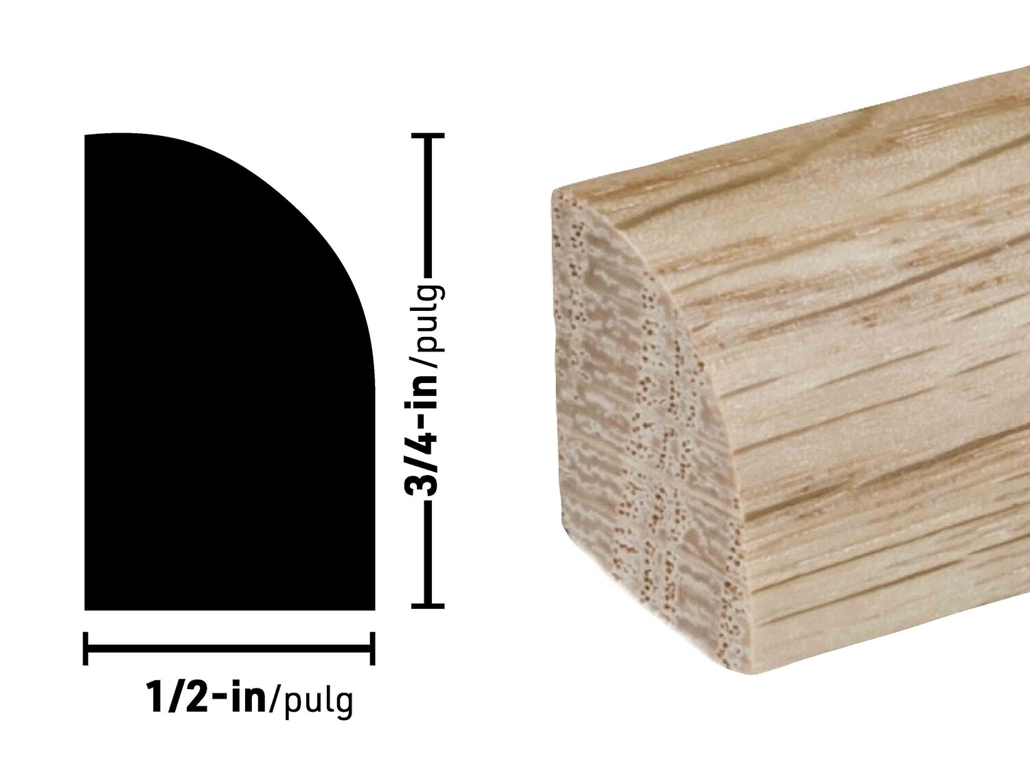 RELIABILT L0312612 Quarter-Round-Moulding - View #5