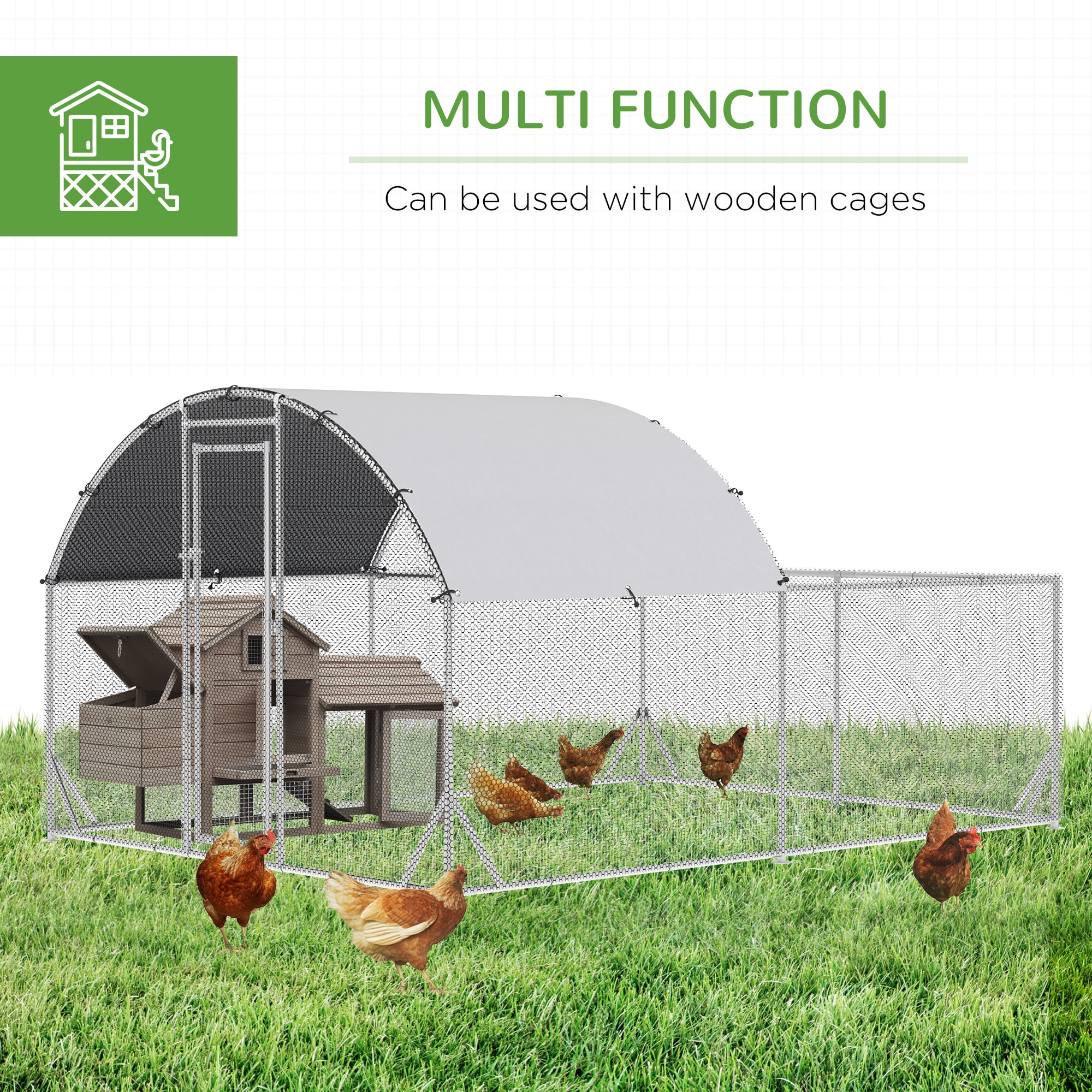 Maocao Hoom JL166345 Chicken-Coops-Rabbit-Hutches - View #3