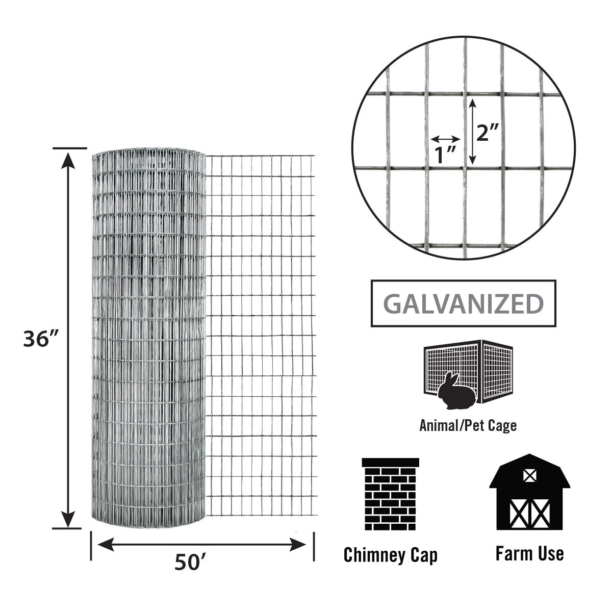 GARDEN CRAFT 433650 Rolled-Fence - View #3