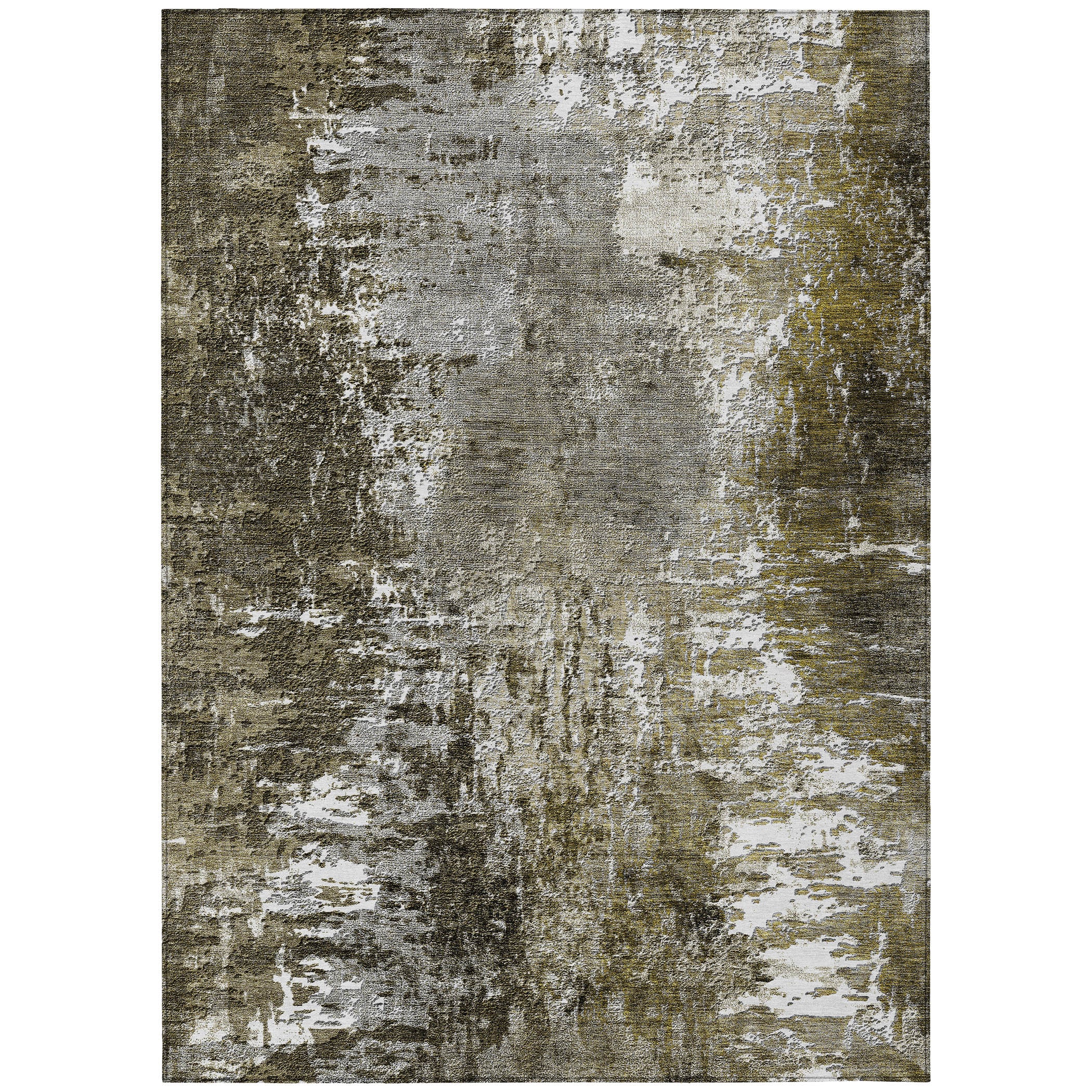 Addison Rugs ACN718TP3X5 Chantille ACN718TP 3 x 5 (ft) Polyester Taupe Rectangular Indoor/Outdoor Geometric Machine washable Area rug