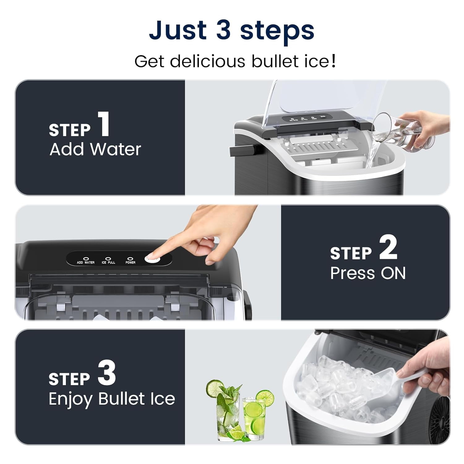 COWSAR LSZ58IM12KB Ice-Makers - View #7