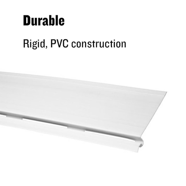 3 ft. White Solid Gutter Cover 3 ft. White Solid Gutter Cover