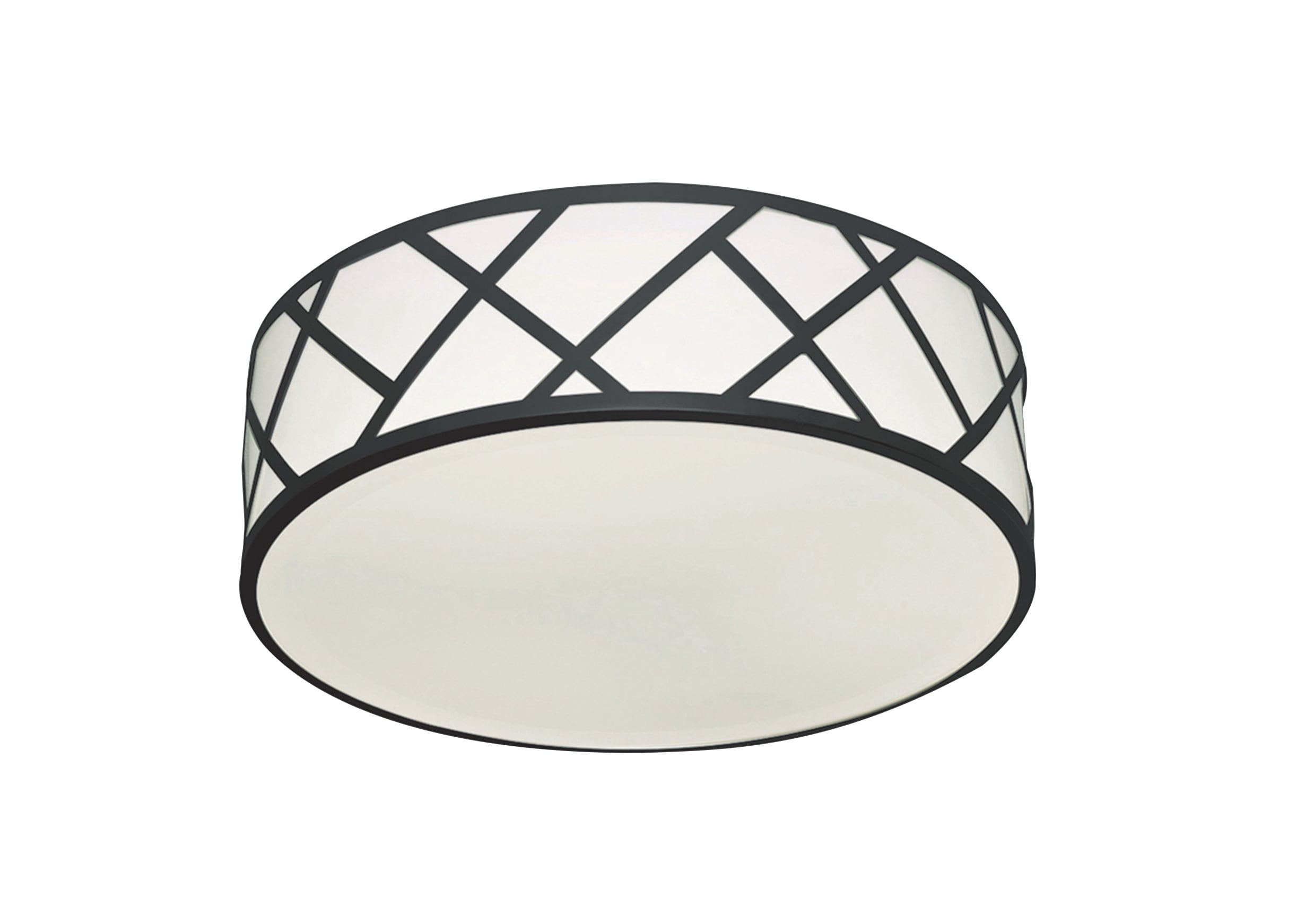 AFX HVNF21LAJUDBK Haven 4 -Light 21-in Black Integrated LED Flush Mount Light