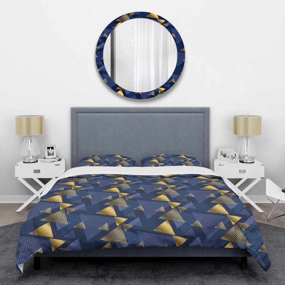 Designart 3-Piece Blue Queen Duvet Cover Set in the Bedding Sets ...