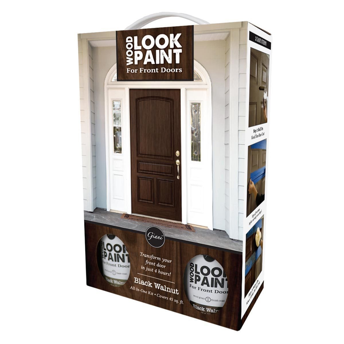 Giani Wood Look Satin Black Water-Based Interior/Exterior Door And Trim  Paint (Kit) In The Door & Trim Paint Department At Lowes.Com