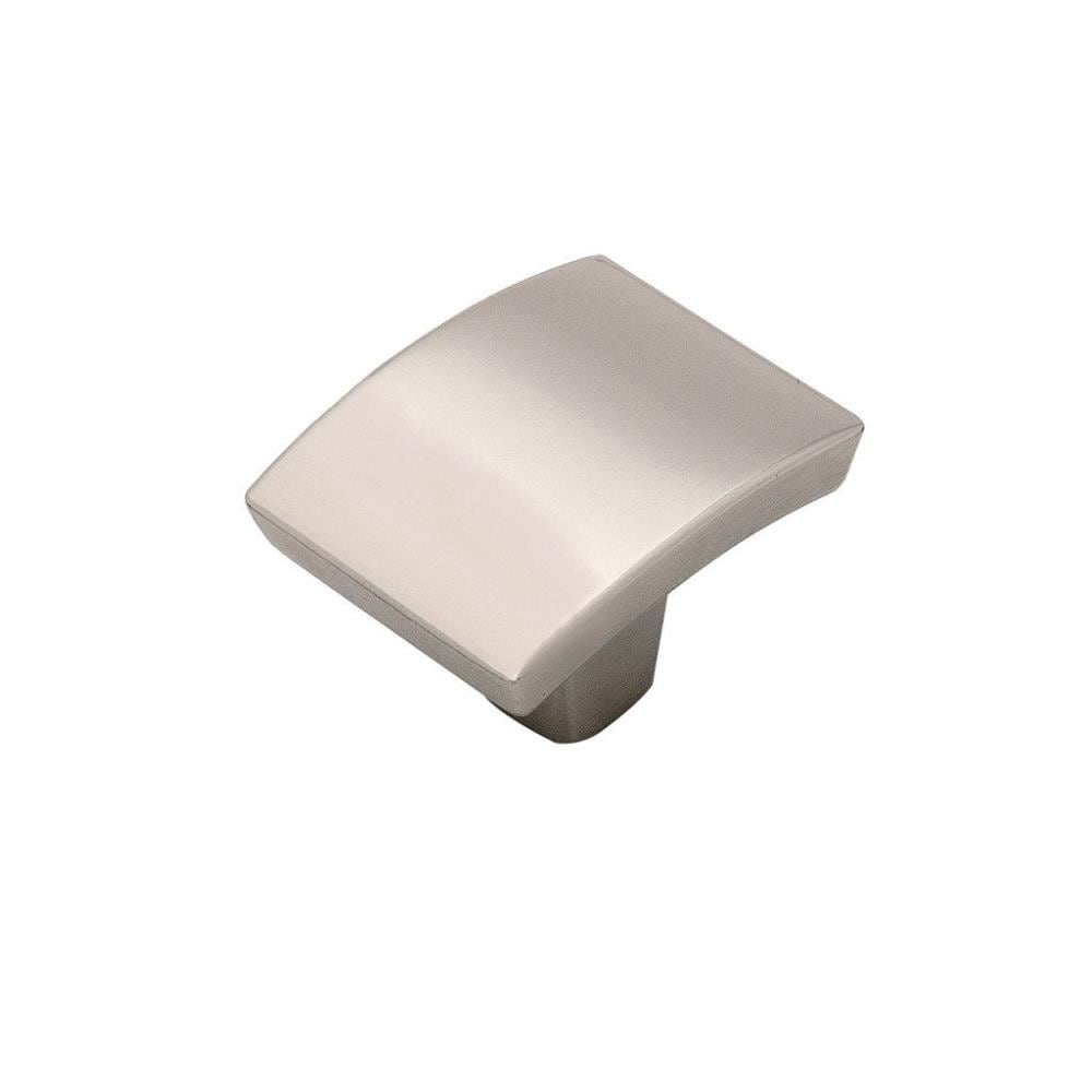 Hickory Hardware P3123-14 Raleigh 1-3/8-in Polished Nickel Rectangular Contemporary Cabinet Knob