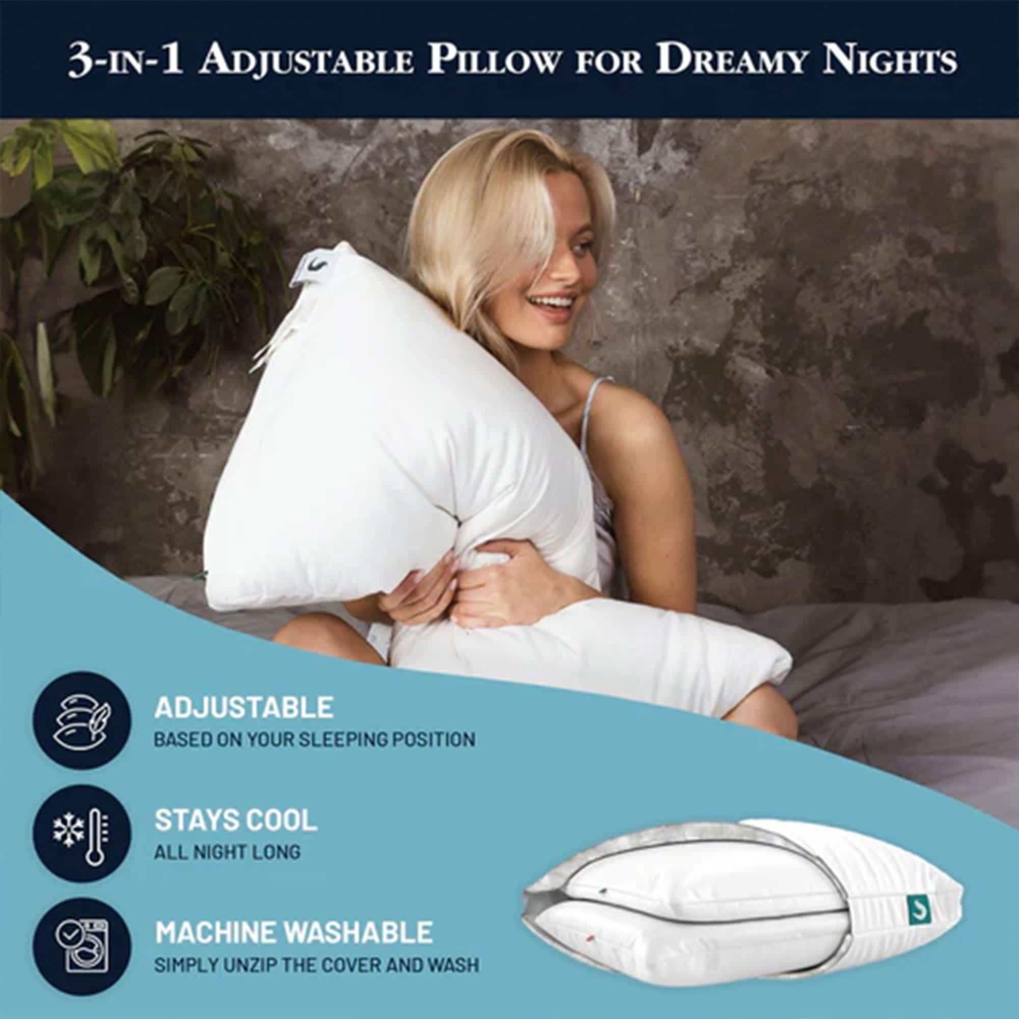 Sleepgram 298898 Bed-Pillows - View #2