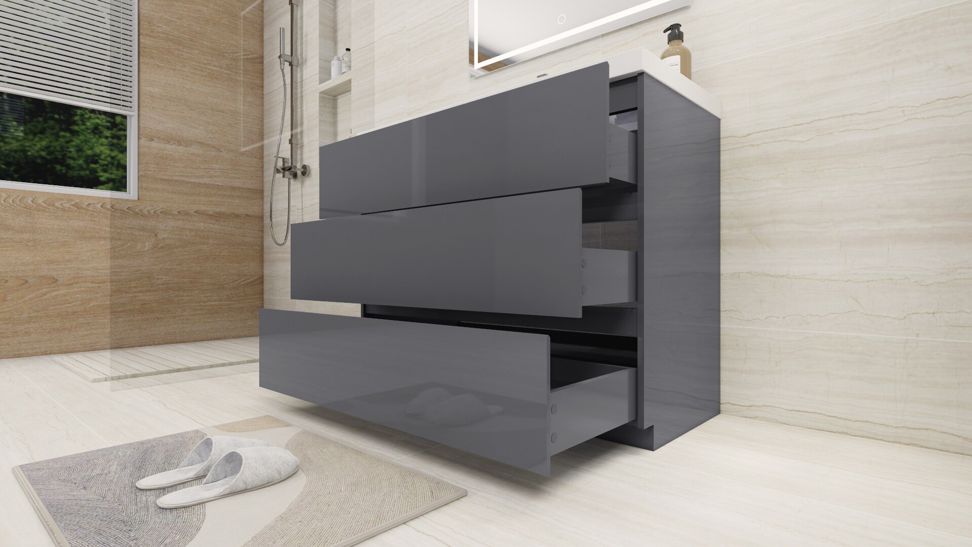 Moreno Bath MOA42-GR Bath-Vanity-Combo - View #7