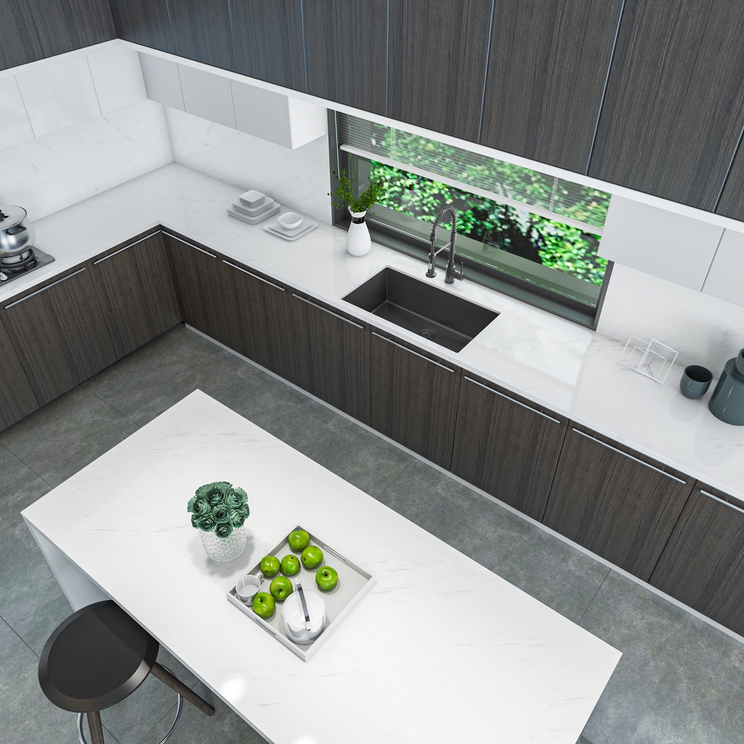 Sinber HU3219S-BR Kitchen-Sinks - View #5