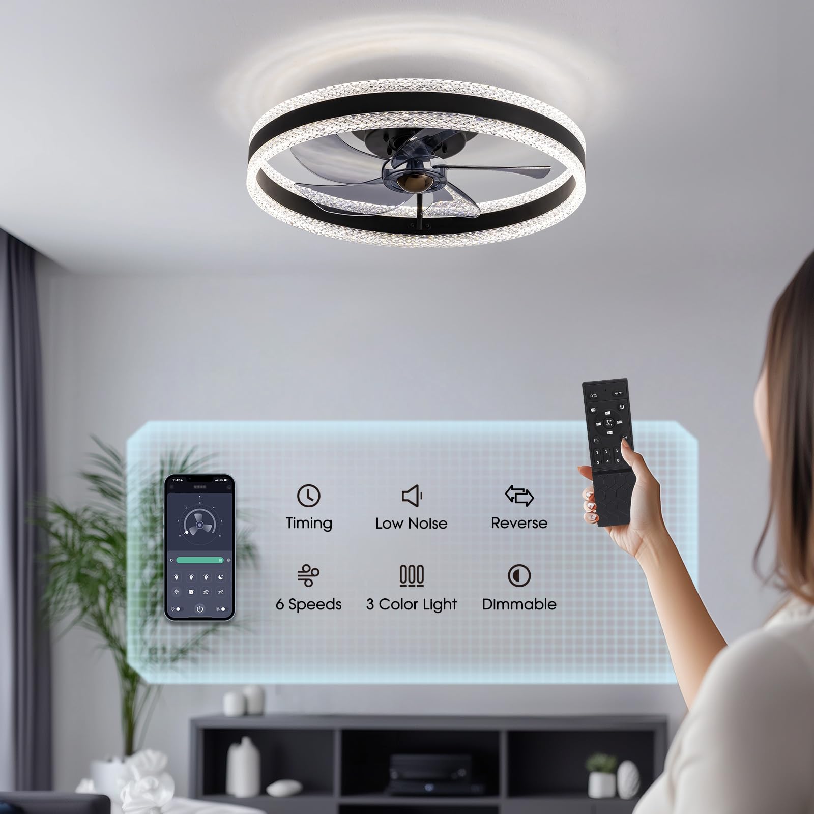 SILJOY CFL-1215-01 Ceiling-Fans - View #3