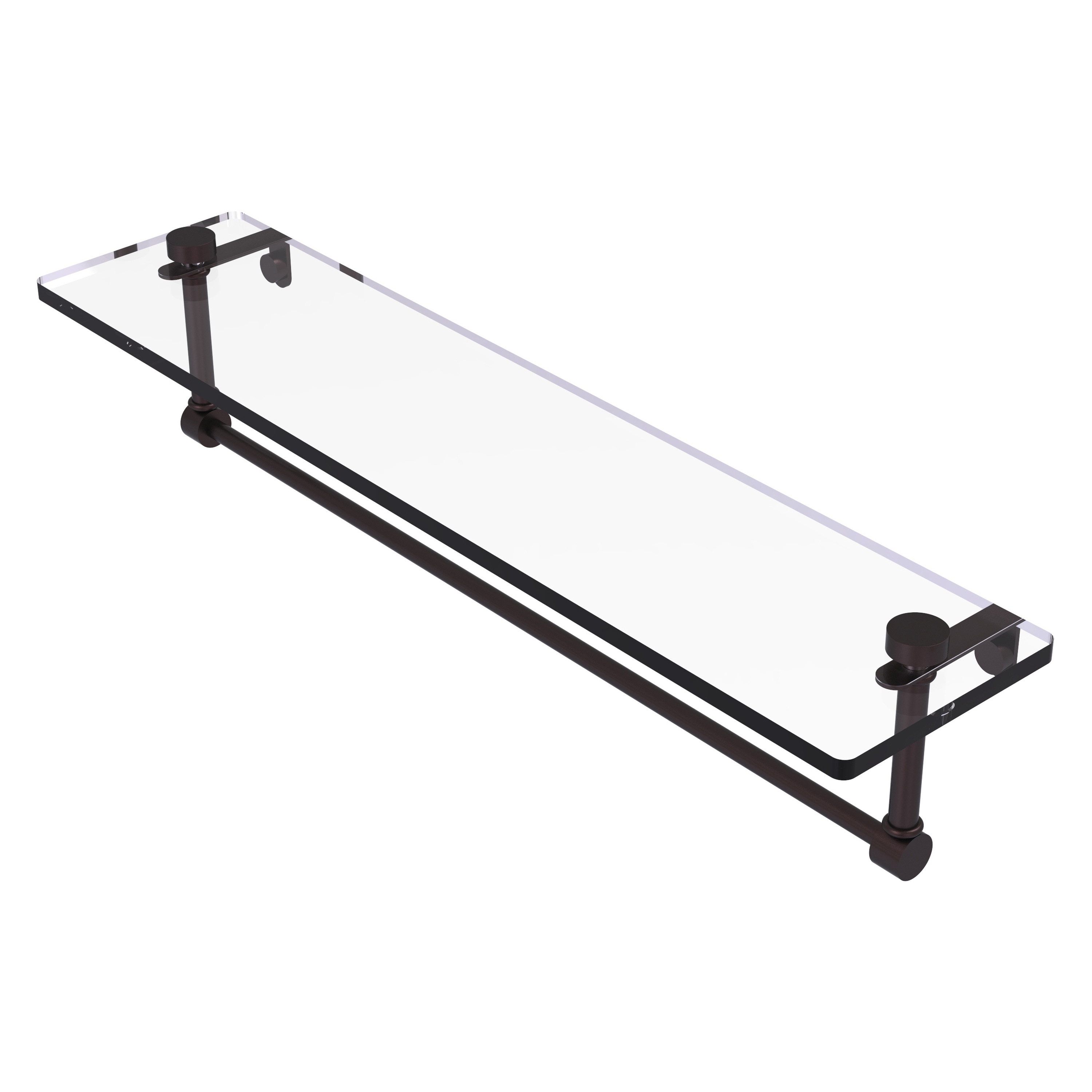 Allied Brass NS-1/22TB-ABZ Antique Bronze Wall mount Bathroom Shelf ( 22-in x 5-in x 5-in )