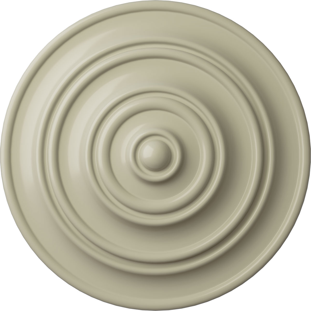 Ekena Millwork CM13CLCYF Classic 13.25-in W x 13.25-in L Painted Clear Yellow Polyurethane Whole Ceiling Medallion