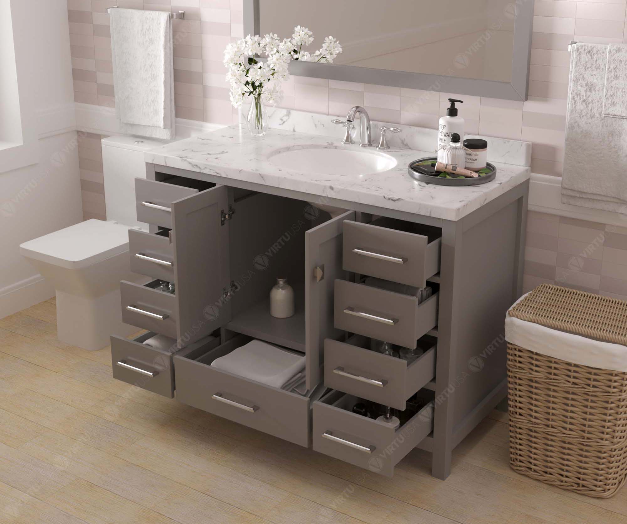 Virtu USA GS-50048-CMRO-GR-NM Bath-Vanity-Combo - View #4