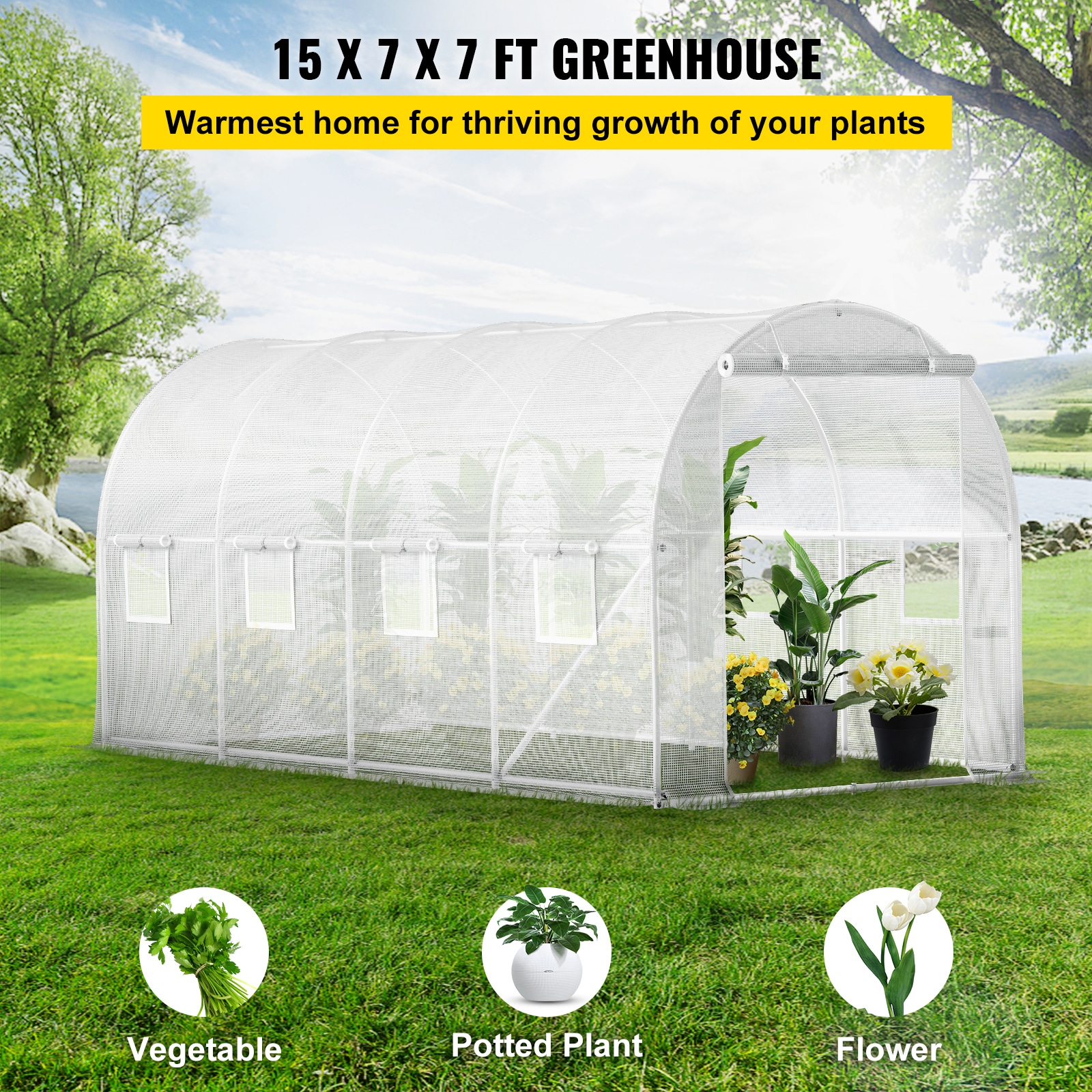 VEVOR SCYDSDWSB15700215V0 greenhouses - View #2