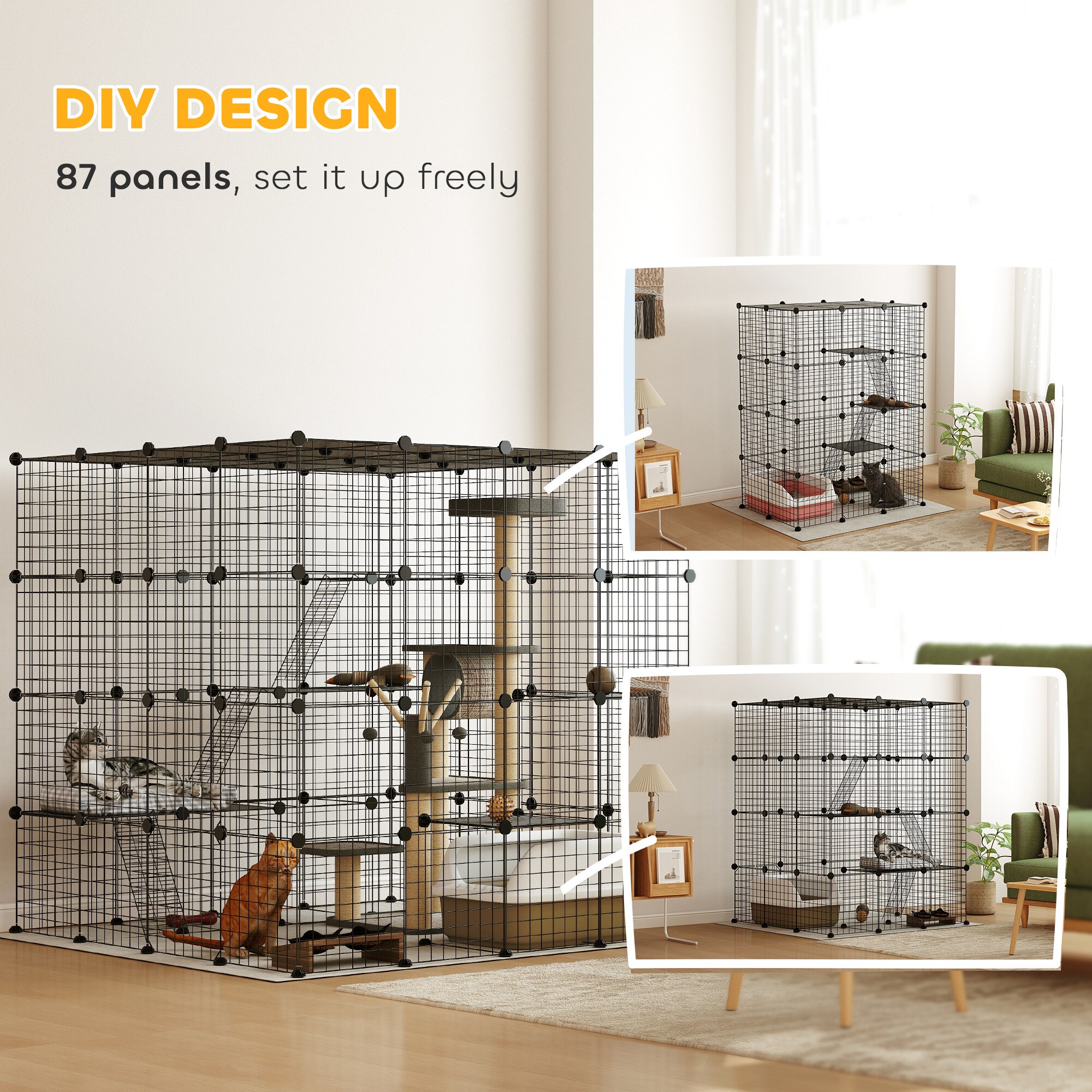 PawHut D51-454V00BK Dog-Houses - View #6
