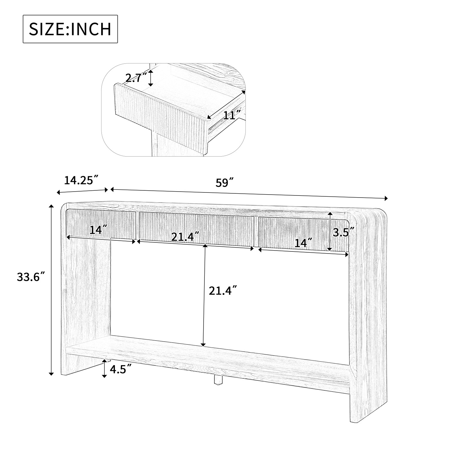 Streamdale Furniture N760P328544B Console-Sofa-Tables - View #2