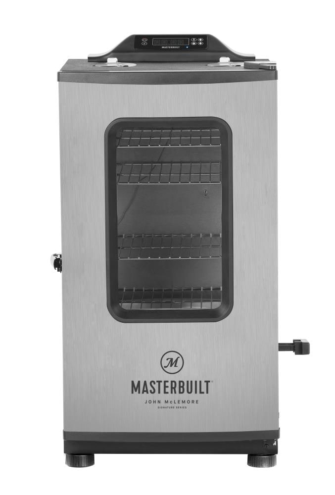  Masterbuilt MB20073519 Bluetooth Digital Electric Smoker with  Broiler, 30 inch, Black : Patio, Lawn & Garden