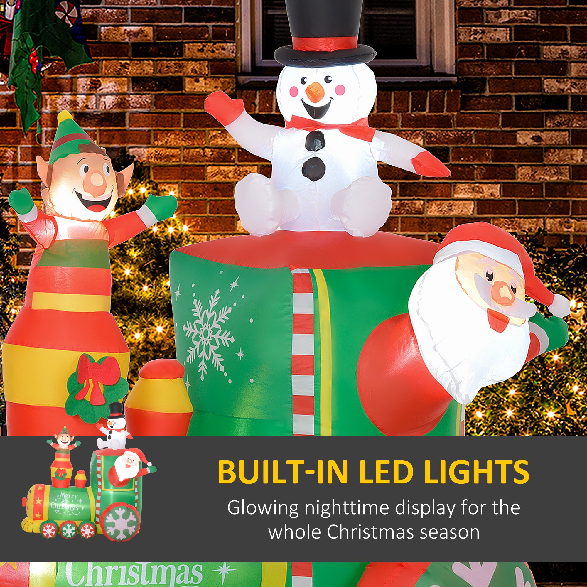 Outsunny 844-945V80GN Christmas-Inflatables - View #9