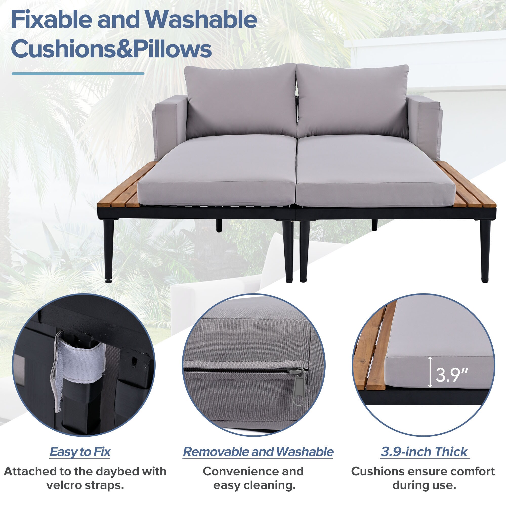 CASAINC CA-3A125 Patio-Sofas-Daybeds - View #5