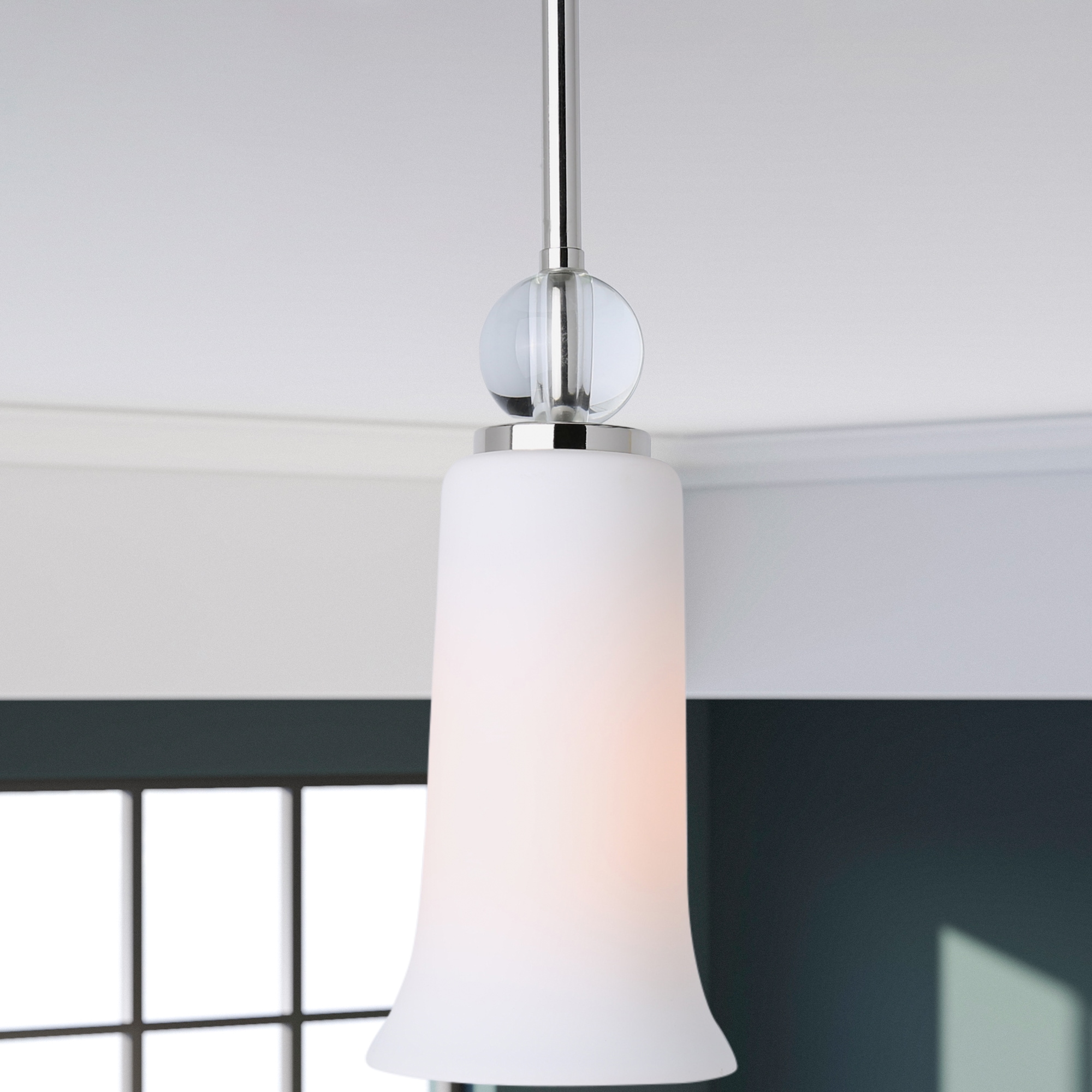 Elina Traditional Brushed Nickel Outdoor Wall Lantern with Clear Flat Glass