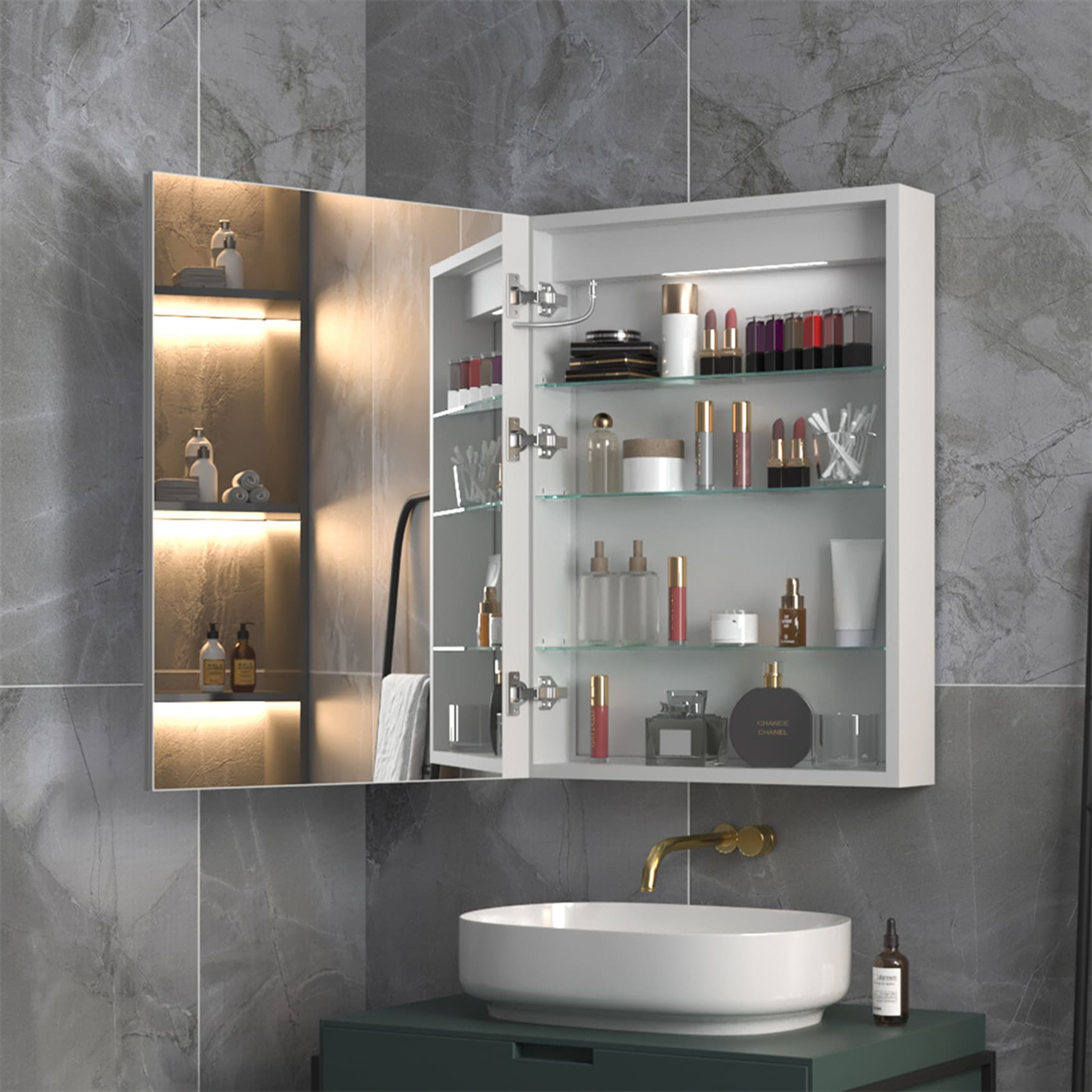 ExBrite EXMC2430V8LX Bathroom-Medicine-Cabinets - View #11