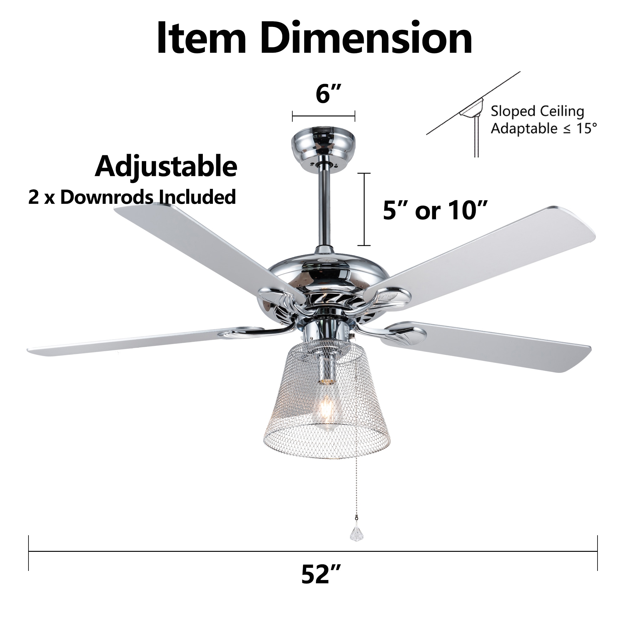 Bella Depot BD2034-C Ceiling-Fans - View #6