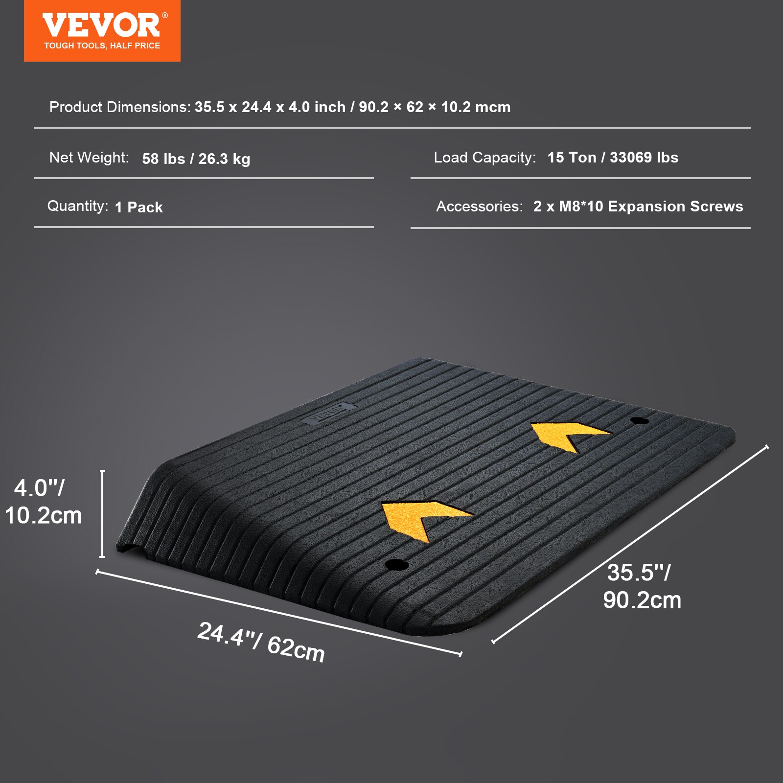 VEVOR XBLYPDBG355X2YEU8V0 Access-Ramps - View #8
