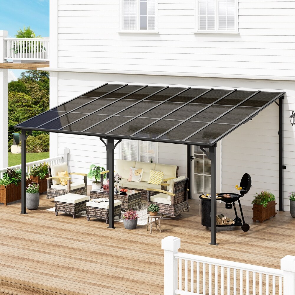 LAUSAINT HOME BSSC06408BK3 Wood-Resin-Gazebos - View #8