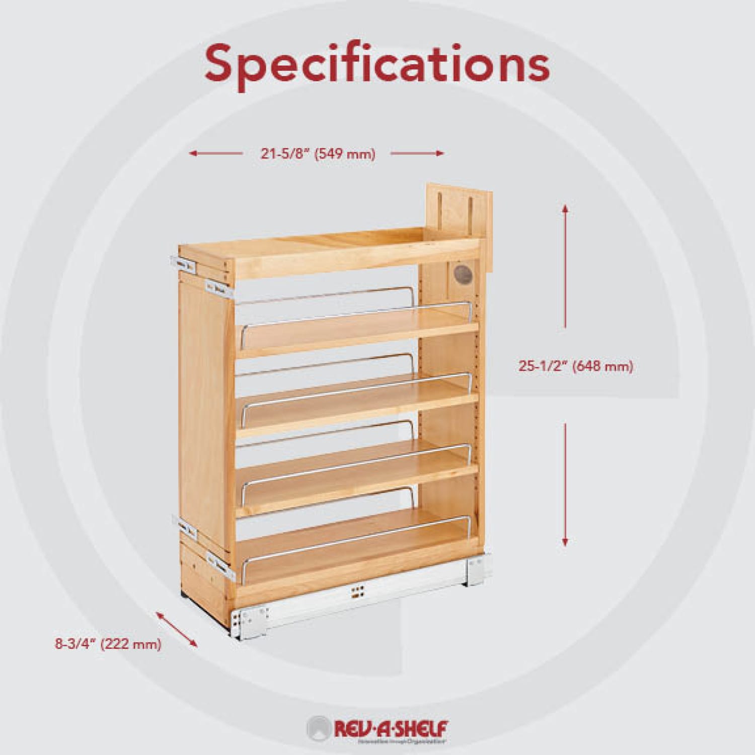 Rev-A-Shelf 252014 Pull-Out-Cabinet-Baskets - View #4