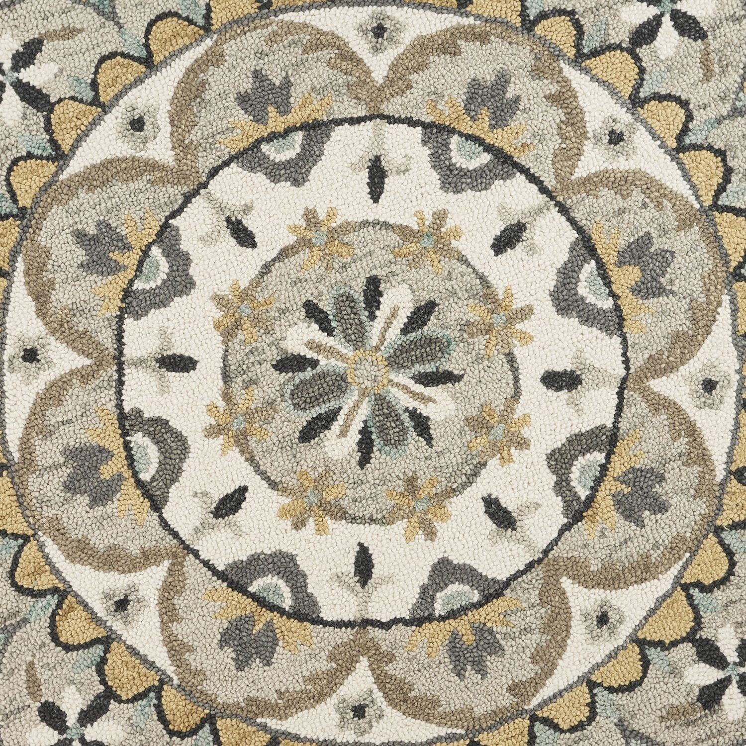 LR Home DAZZL54100IGY60RD rugs - View #2