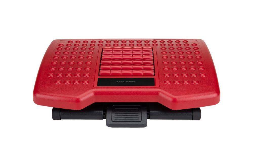 Mind Reader FTROLL-RED 18-in x 13-in Polyester Fiber Rectangular Lumbar Cushion