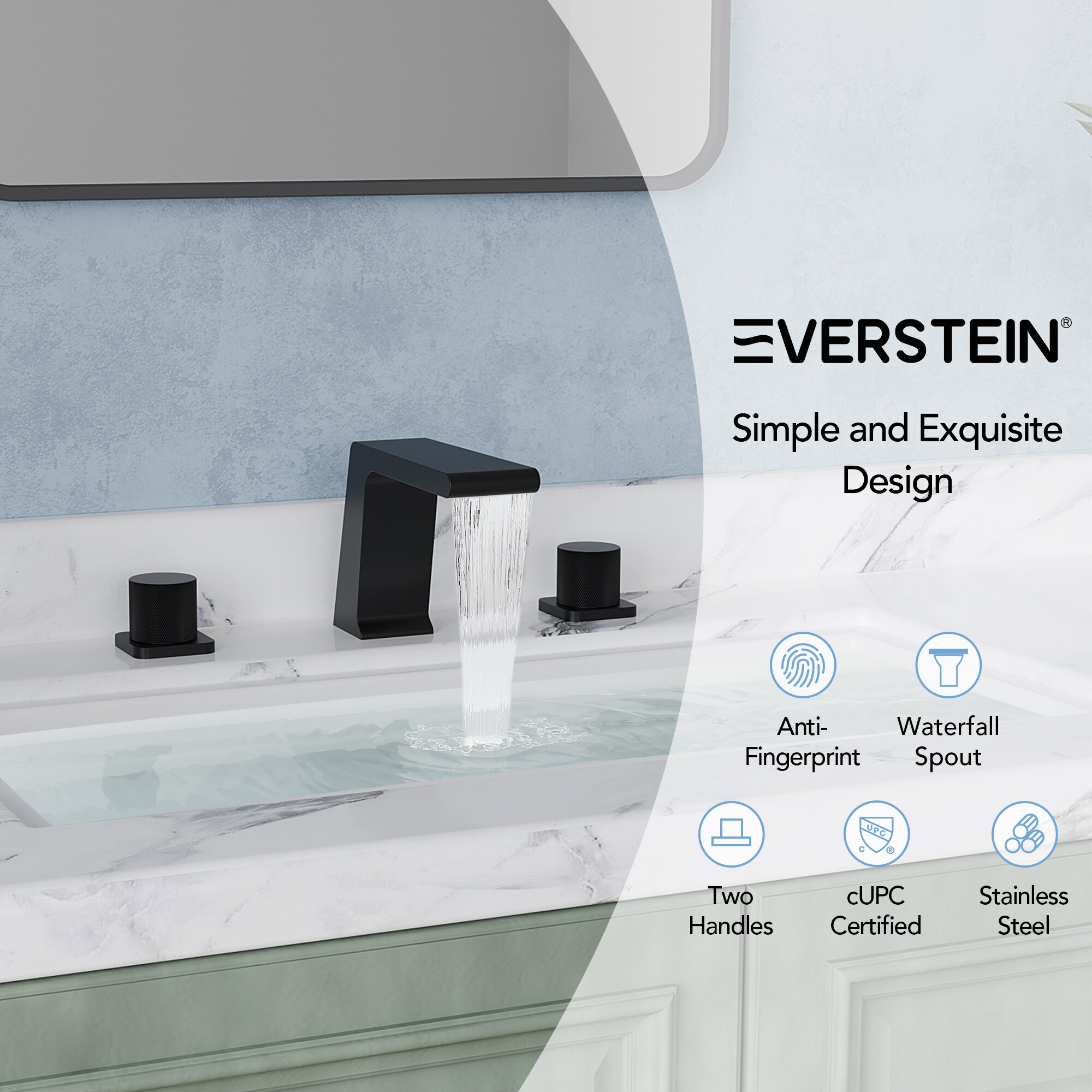 EVERSTEIN Q-912-OTOP Lavatory-Faucets - View #4