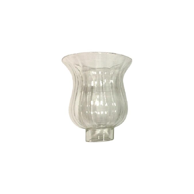 Clear Glass Vanity Light Shade, Clear Seeded Glass Bell Vanity Light Shade