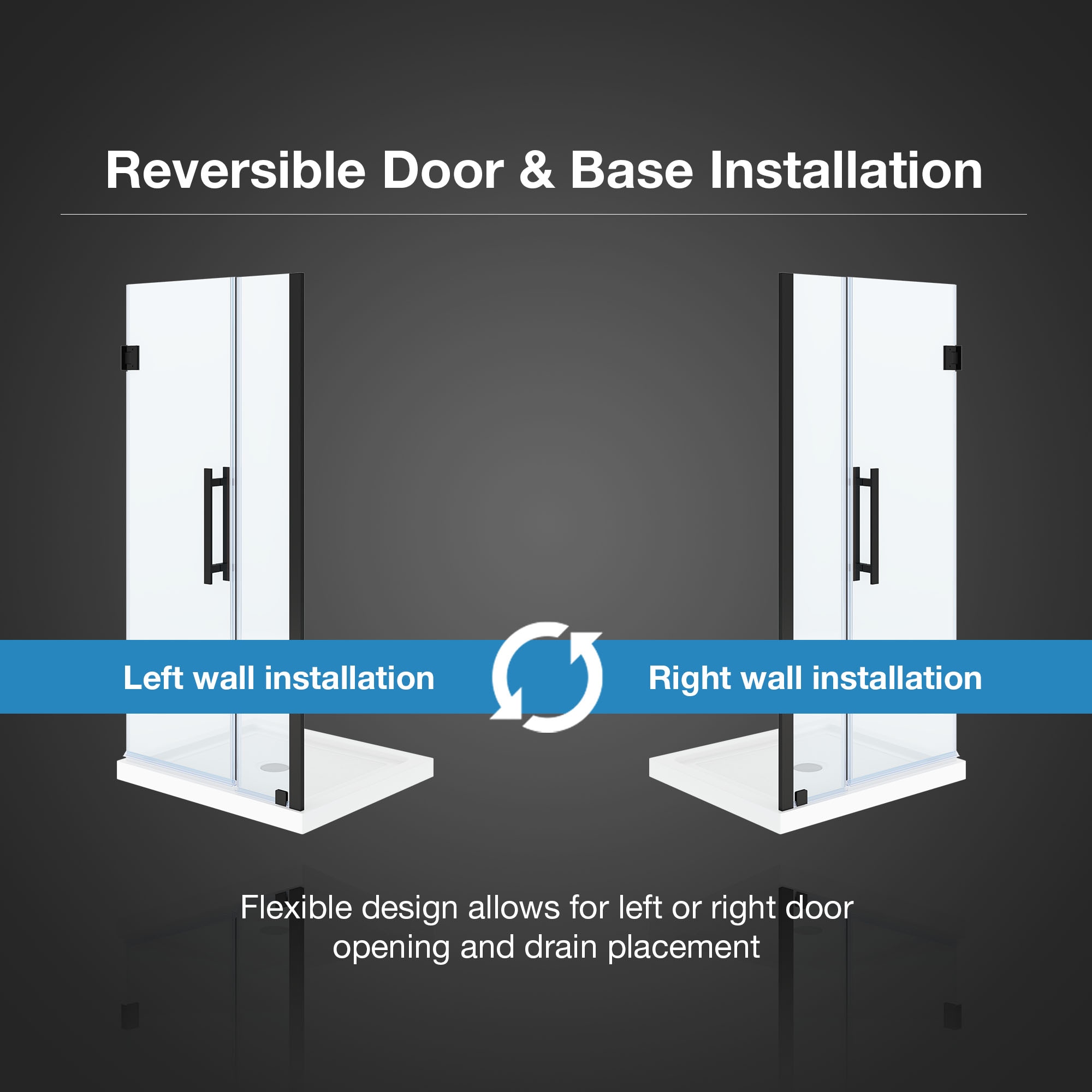 OVE Decors 15SKC-PANA36-BLK Alcove-Shower-Kit - View #13