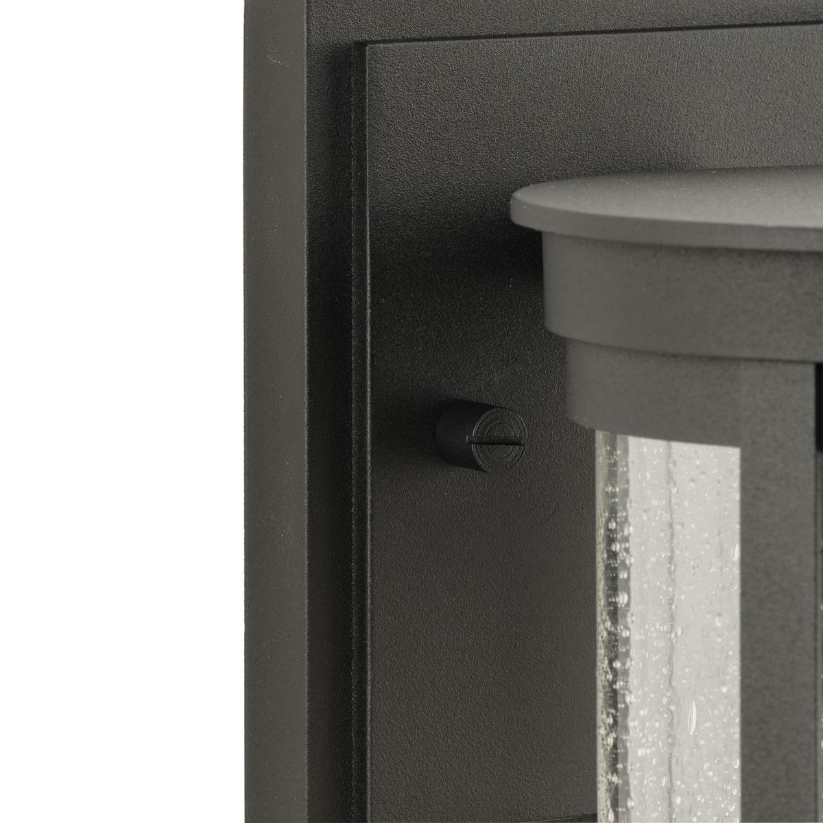 Belden Black Cast Aluminum Outdoor Wall Lantern with Clear Glass