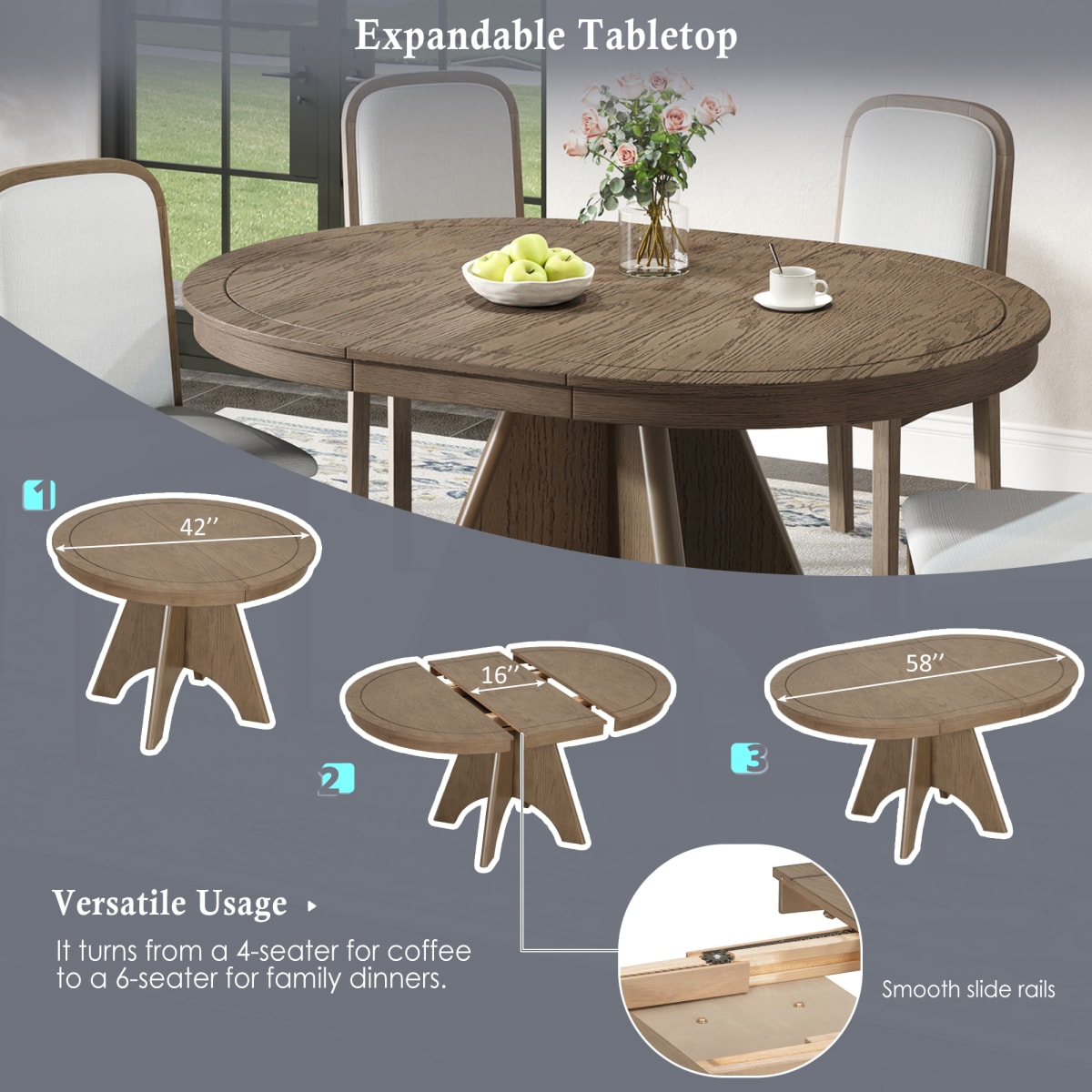 Streamdale Furniture N715P399861P Dining-Tables - View #3