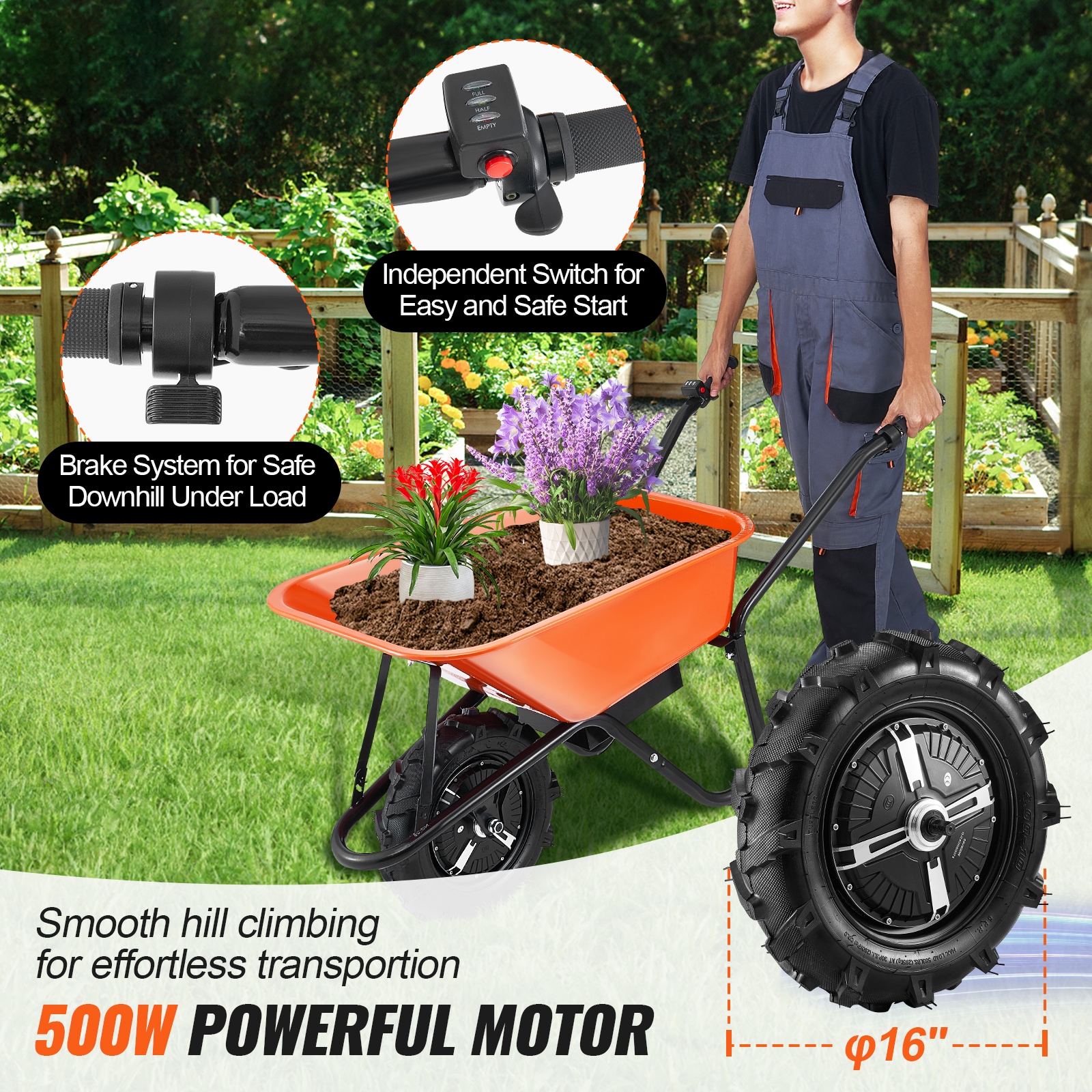 VEVOR SCDDL2LHYTC111704V1 Yard-Carts - View #2