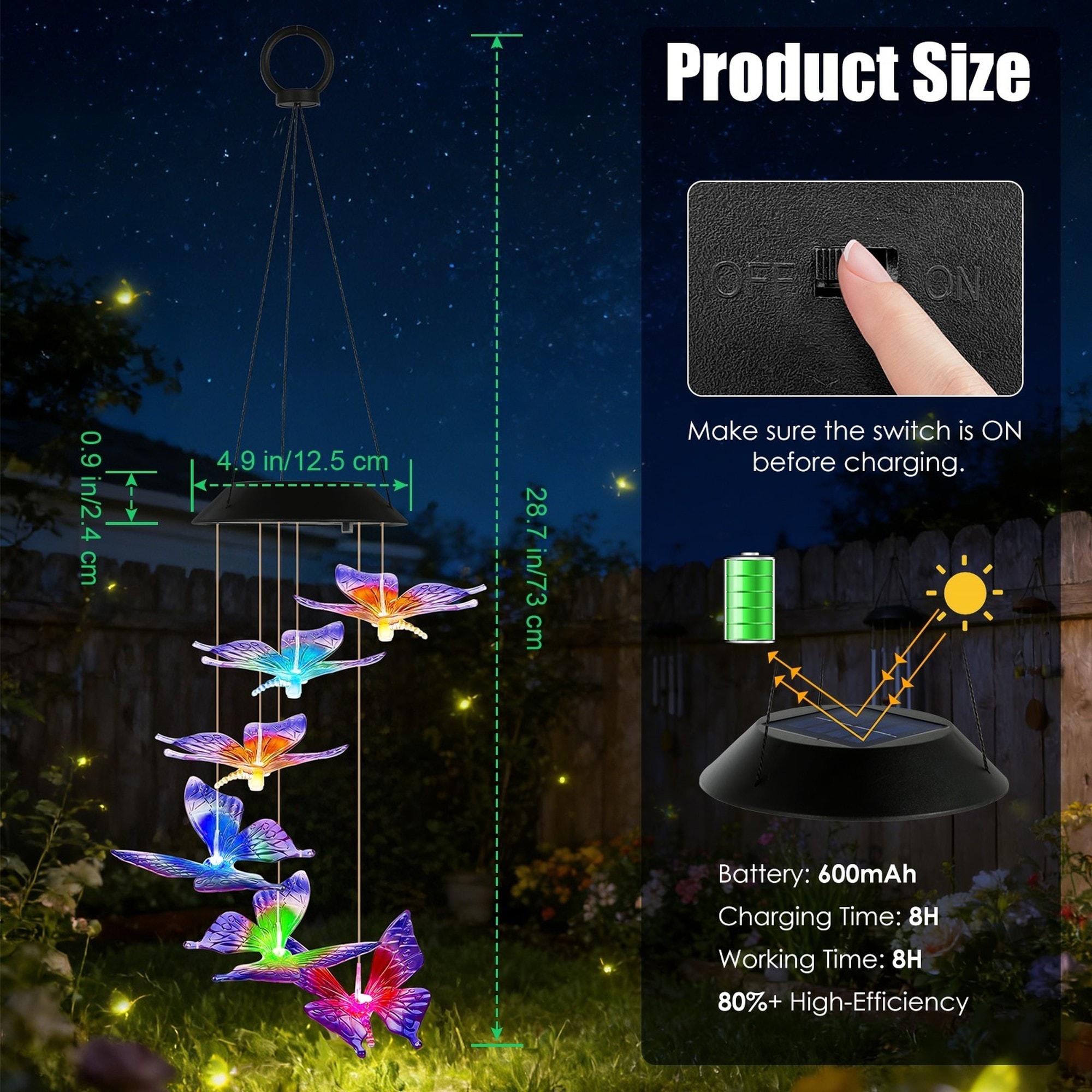 Wudkey L4-MT9S6T Wind-Chimes - View #4