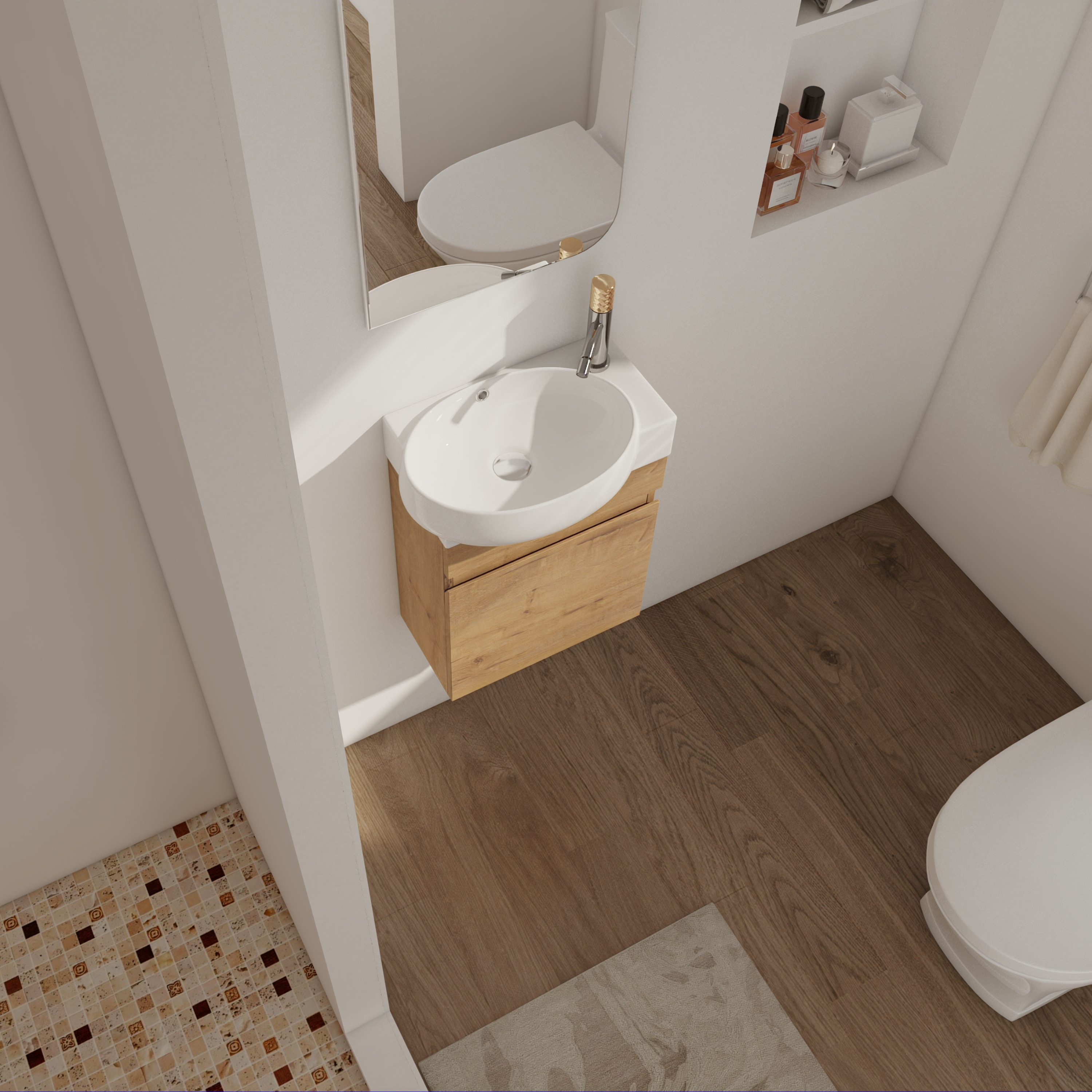 WELLFOR GLEM-69696 Bath-Vanity-Combo - View #11