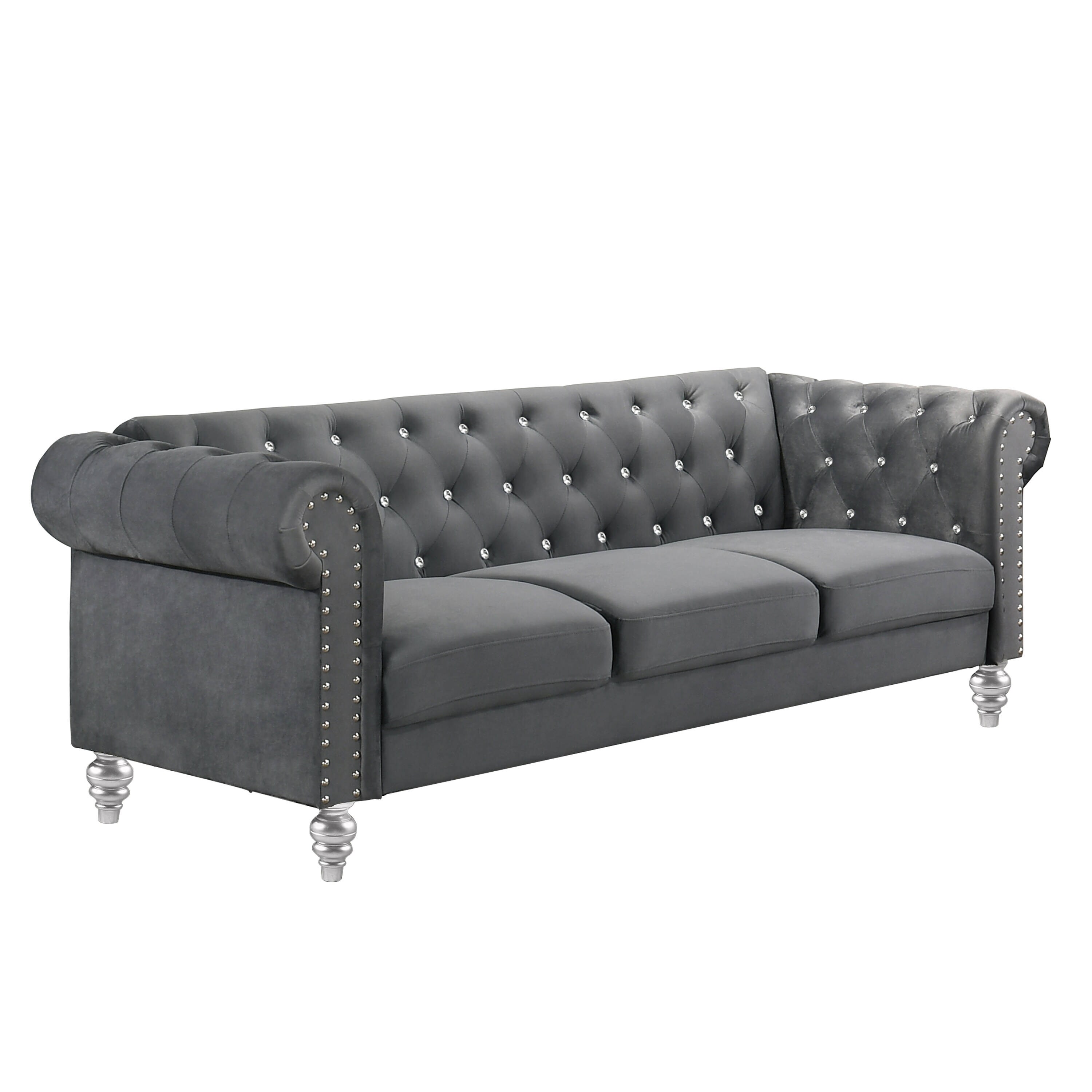New Classic Furniture UKD13-30-GRYC Sofas-Loveseats - View #2