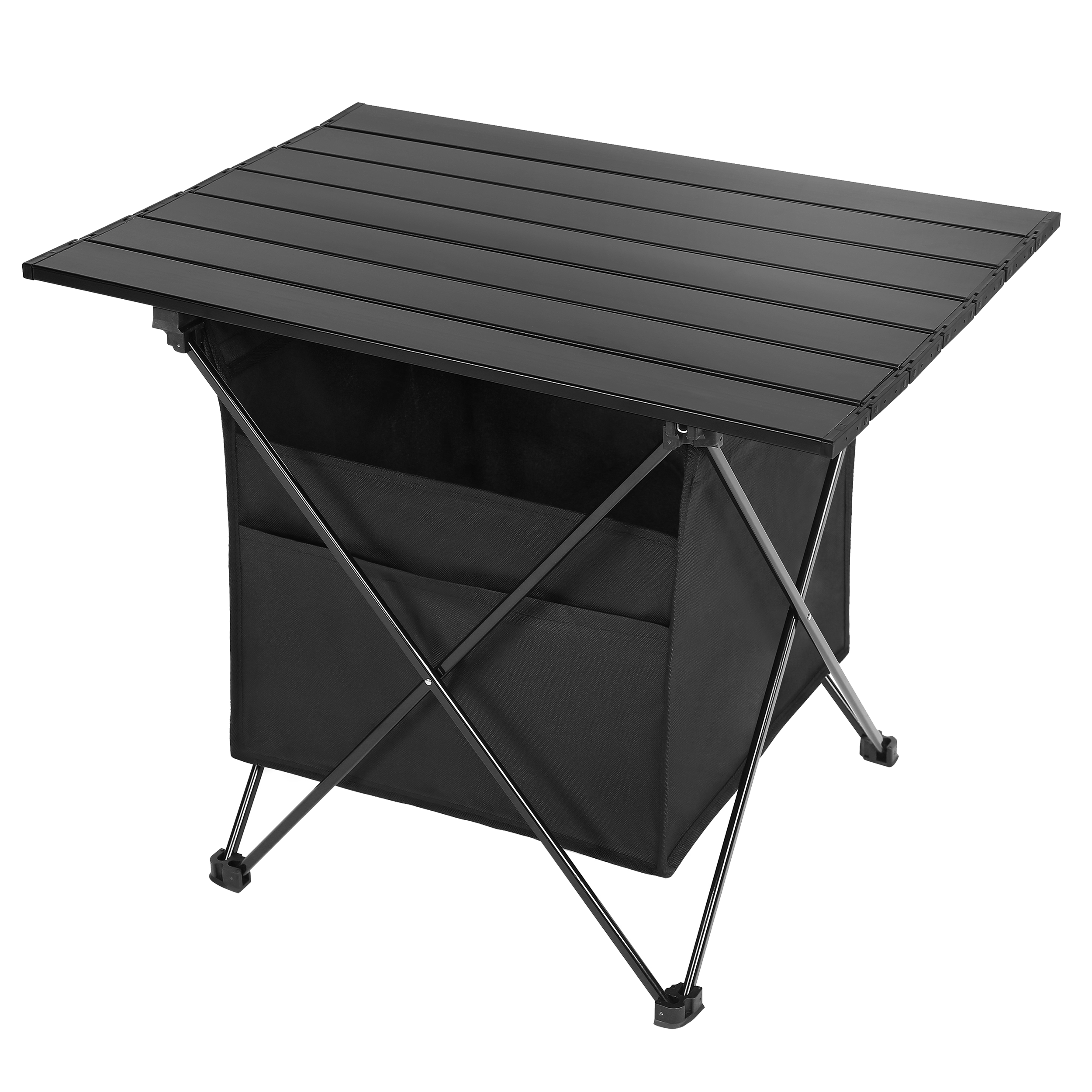 Kahomvis DHS-QPW1-211 16-in Black wood Rectangle Picnic Table