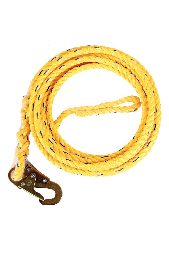 PeakWorks Premium Vertical Lifeline Rope with Back Splice and
