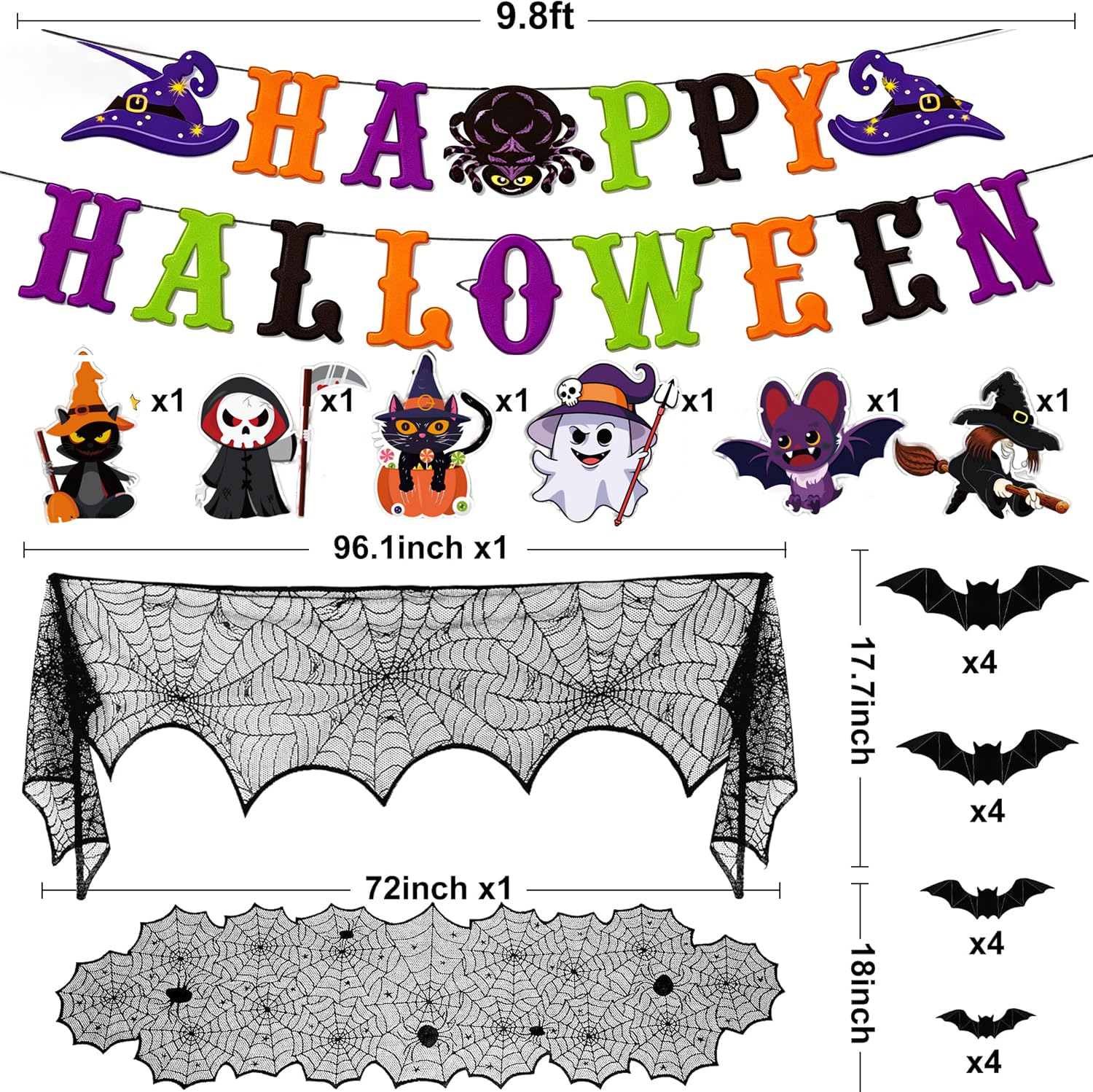ZHLKING 885287528160 Table-Halloween-Decor - View #2
