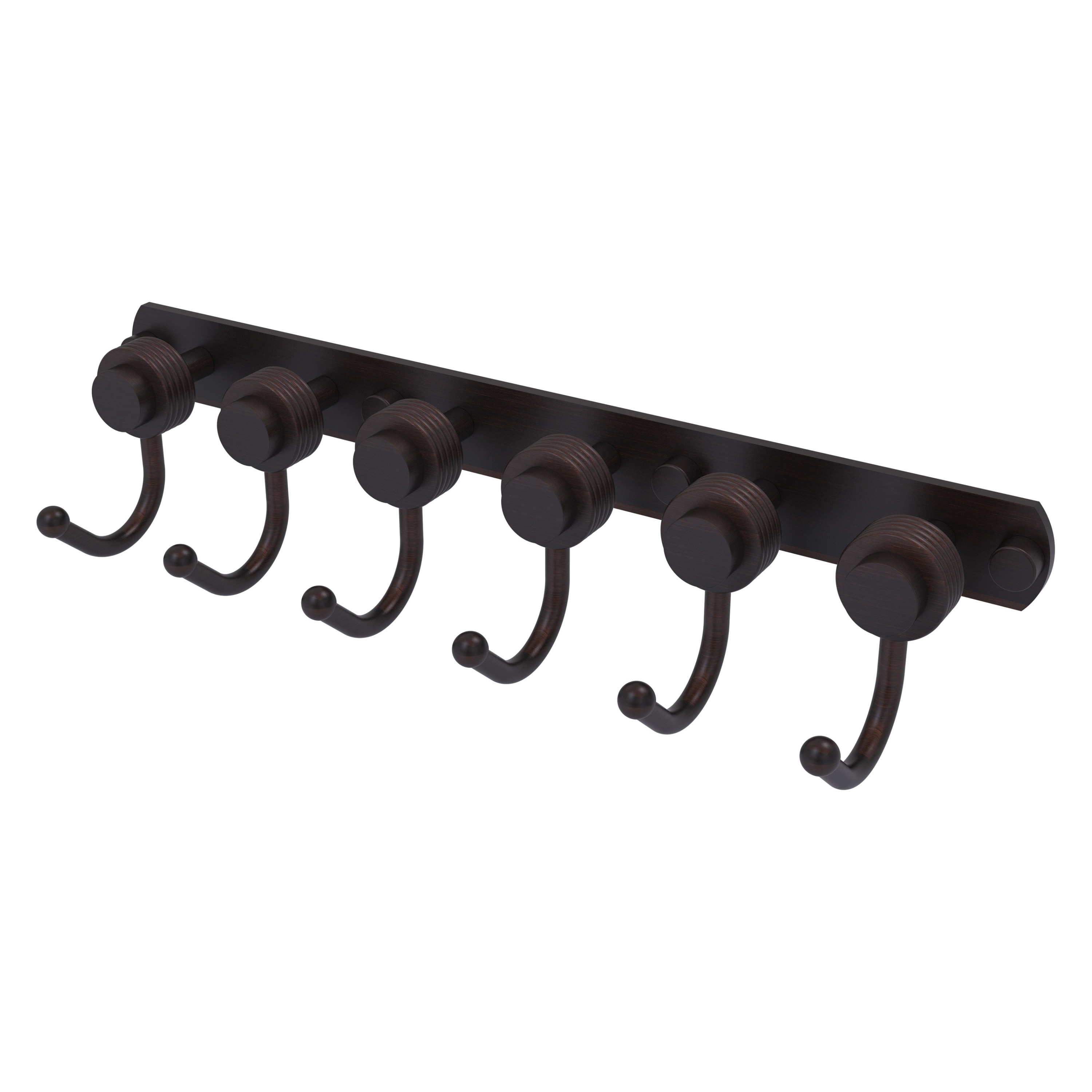 Allied Brass 920G-6-VB Mercury Venetian Bronze 6 -Hook Wall mount Towel Hook