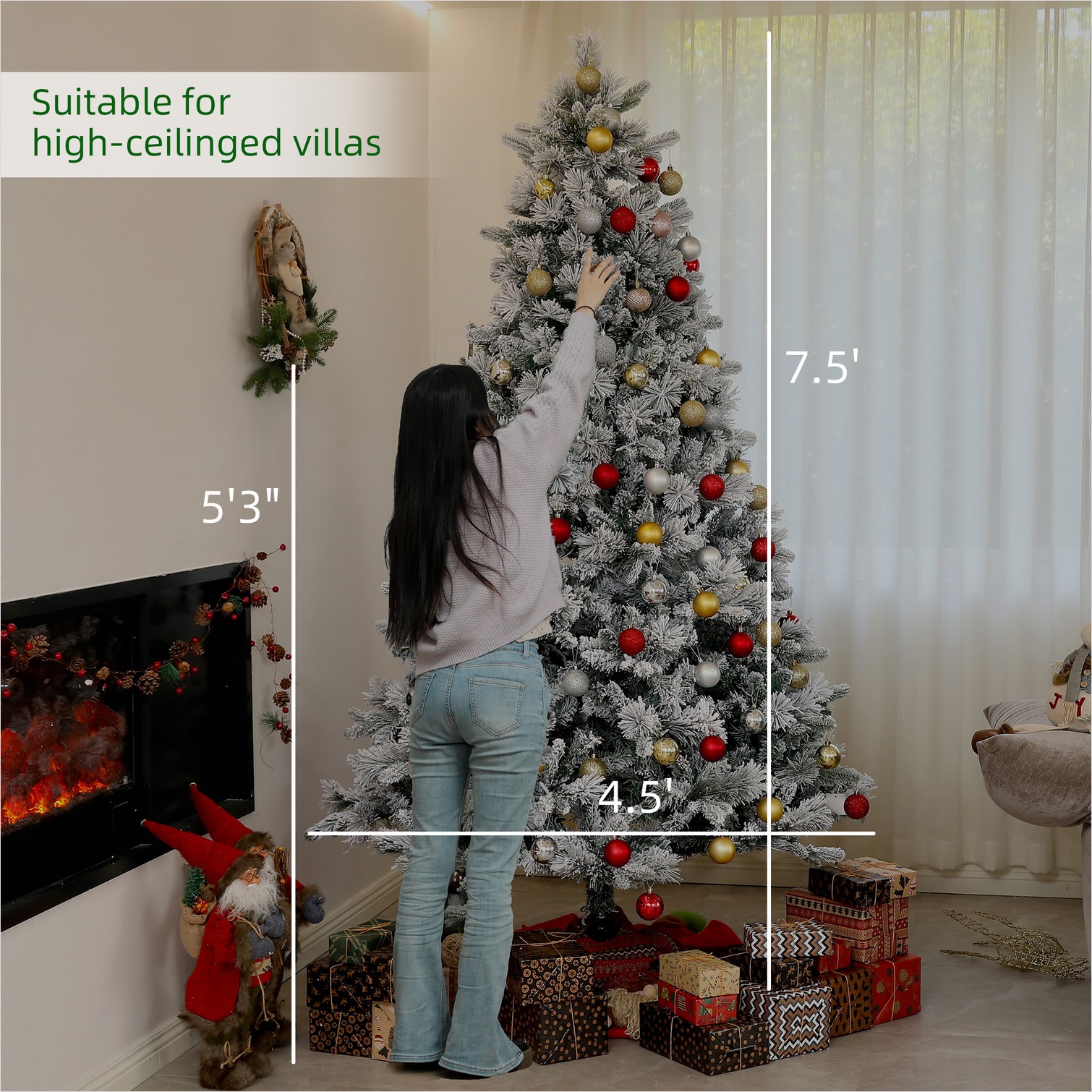 Naturefalls 8JC0VTCXUYQS Artificial-Christmas-Trees - View #3